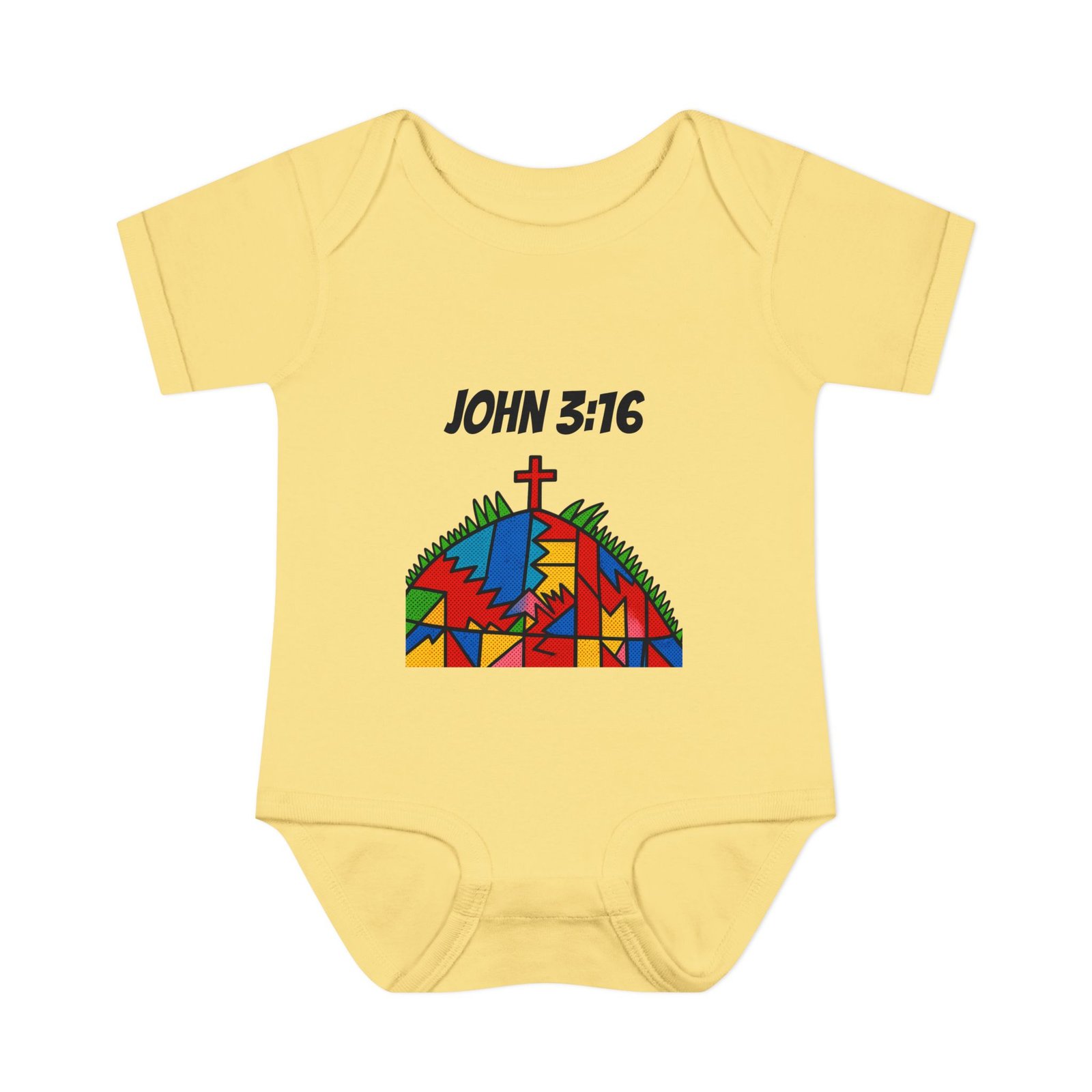 'John 3:16' - Infant Bodysuit - Image 12