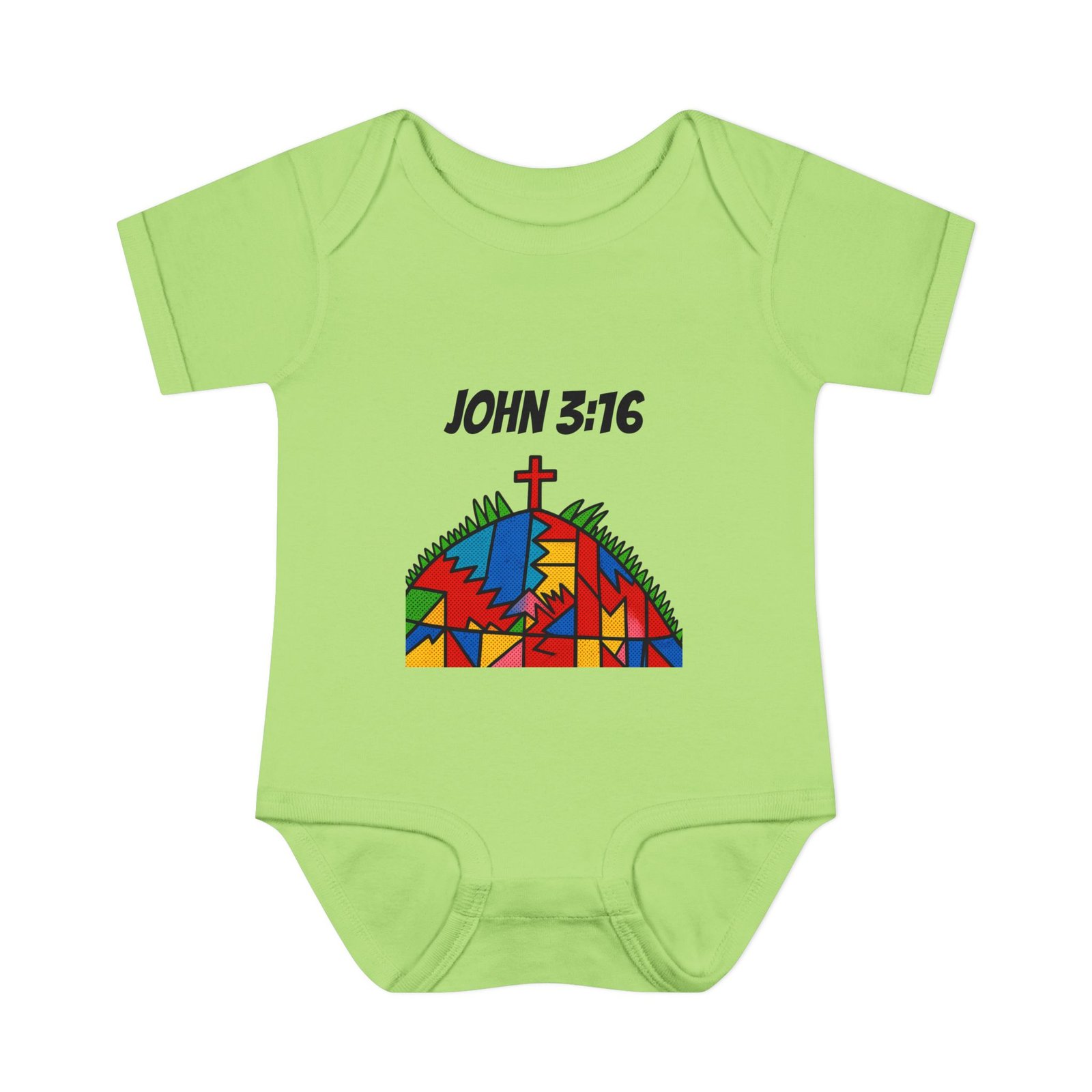 'John 3:16' - Infant Bodysuit - Image 14
