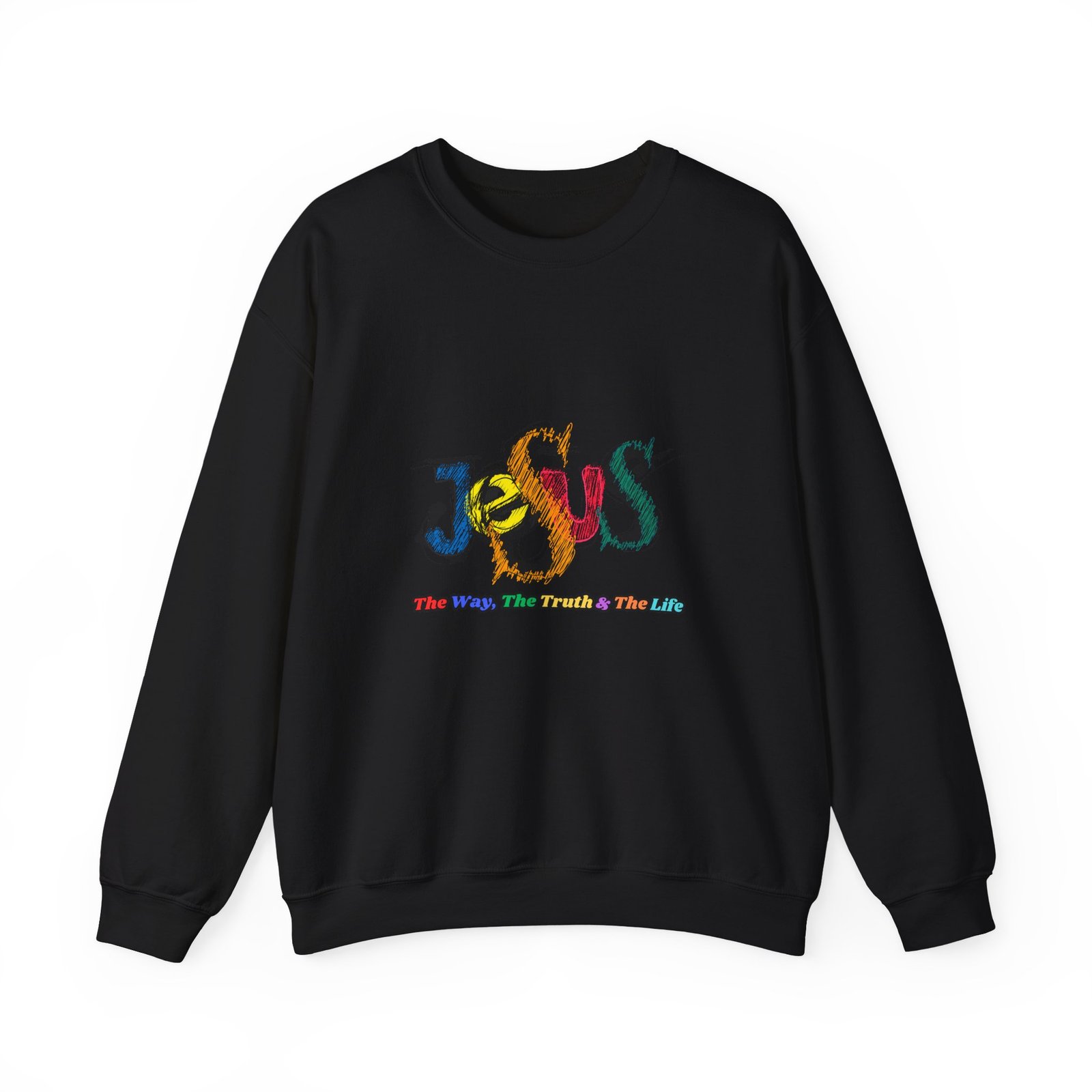 "Jesus is The Way, The Truth & The Life" - Crewneck - Image 4