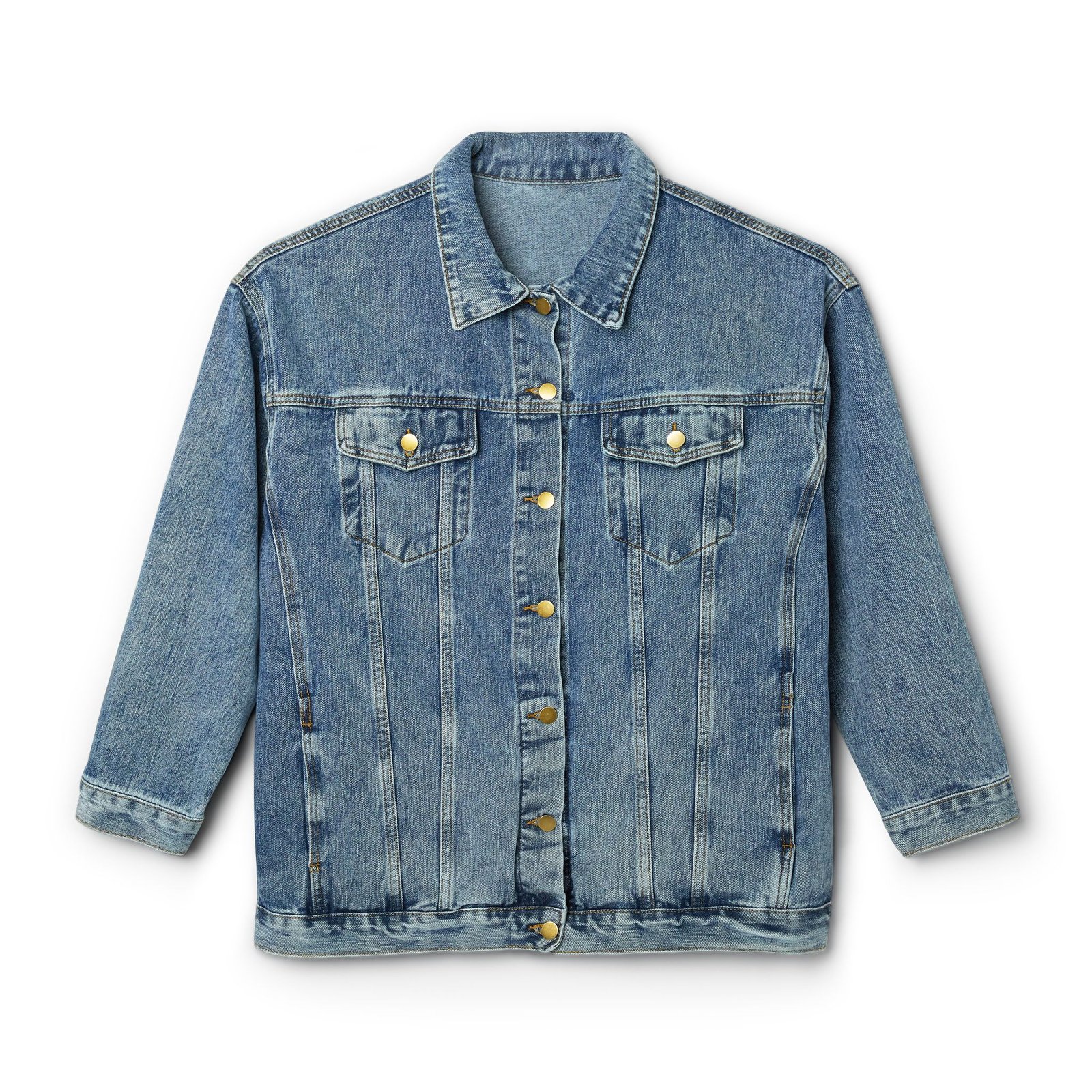 "Jesus Loves You" - Denim Jacket - Image 2