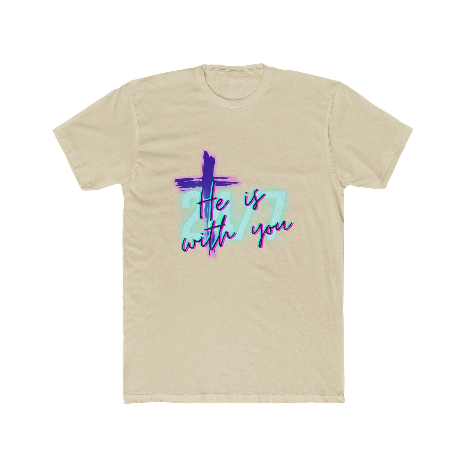 "He Is With You 24/7" — Tee - Image 6