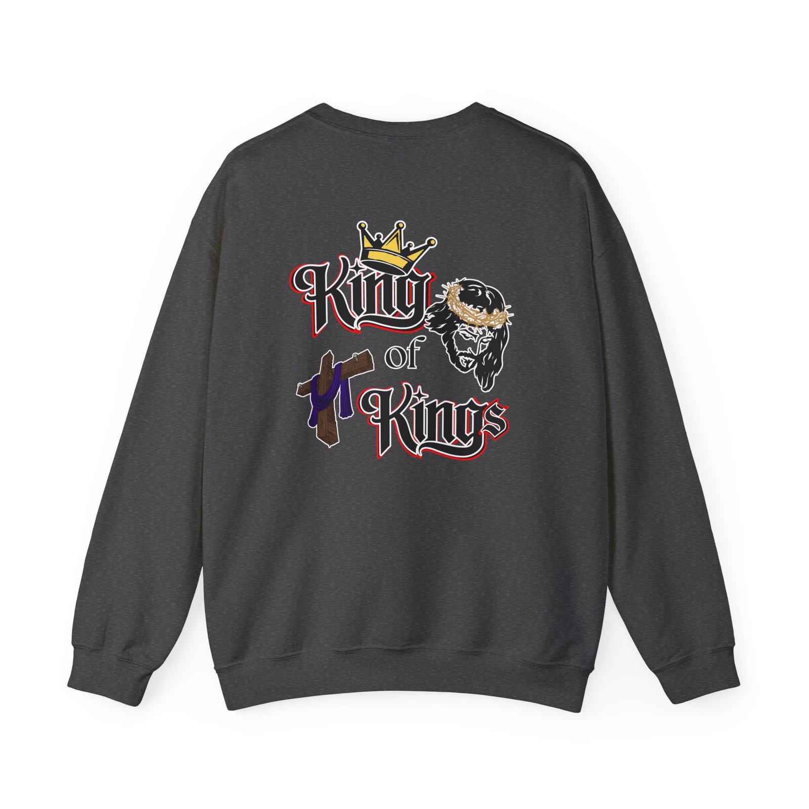 "Jesus is The King of Kings" - Crewneck - Image 16