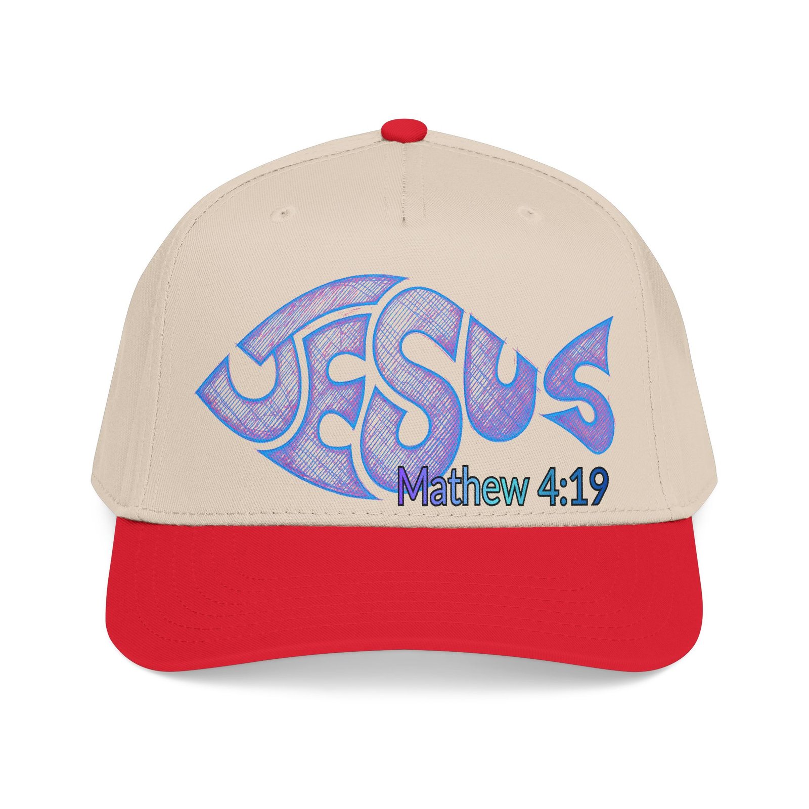 Jesus Matthew 4:19: Baseball Cap - Image 14