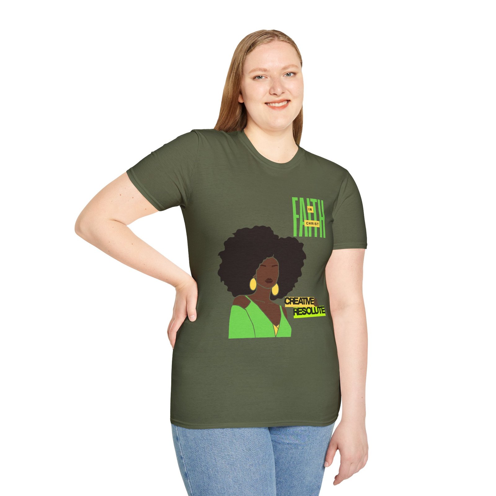 'Faith in Christ': Creative & Resolute — Tee - Image 5