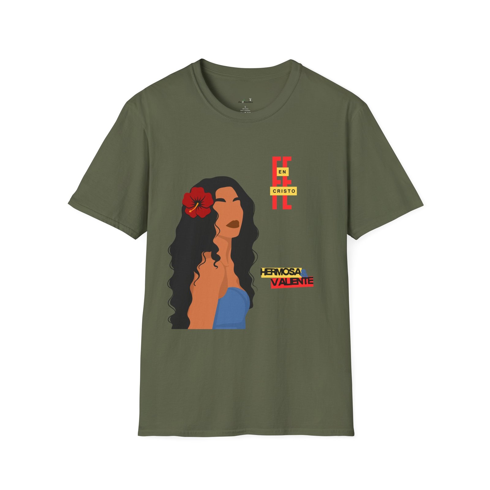 'Fe en Cristo': Hermosa & Valiente — Tee - Image 5