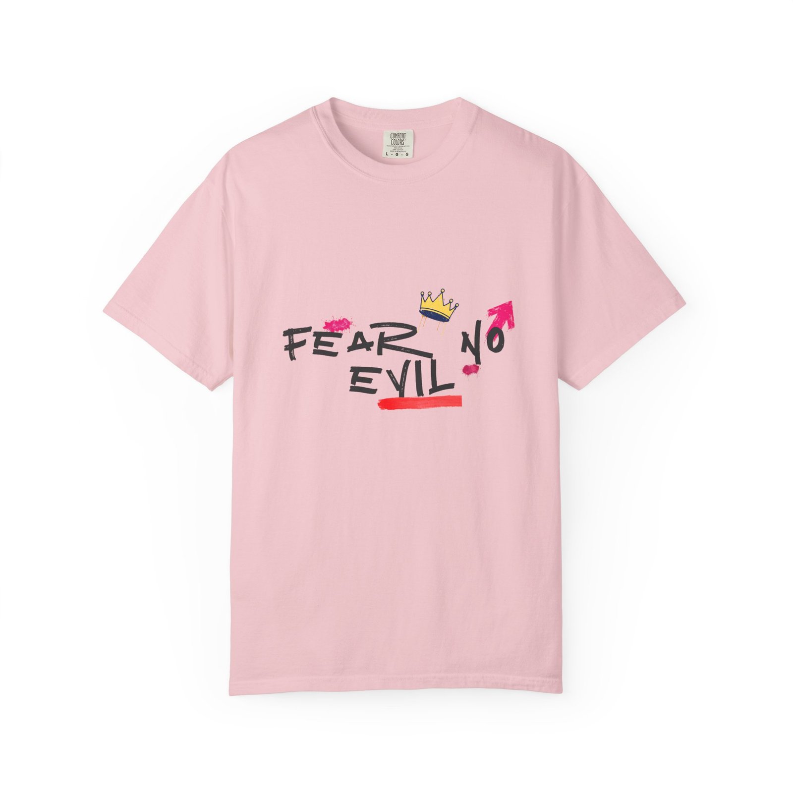 'Fear No Evil' Crown T-Shirt - Image 14