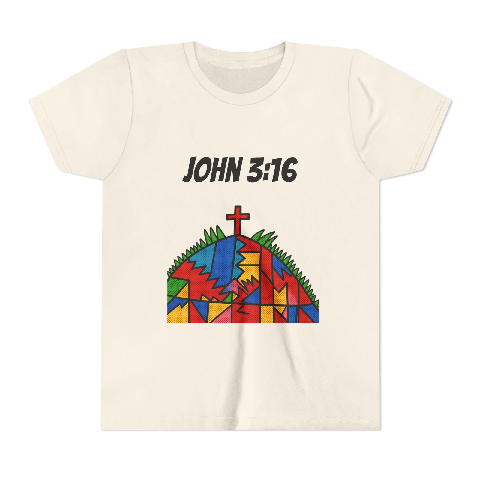 'John 3:16' Youth — T-Shirt - Image 6