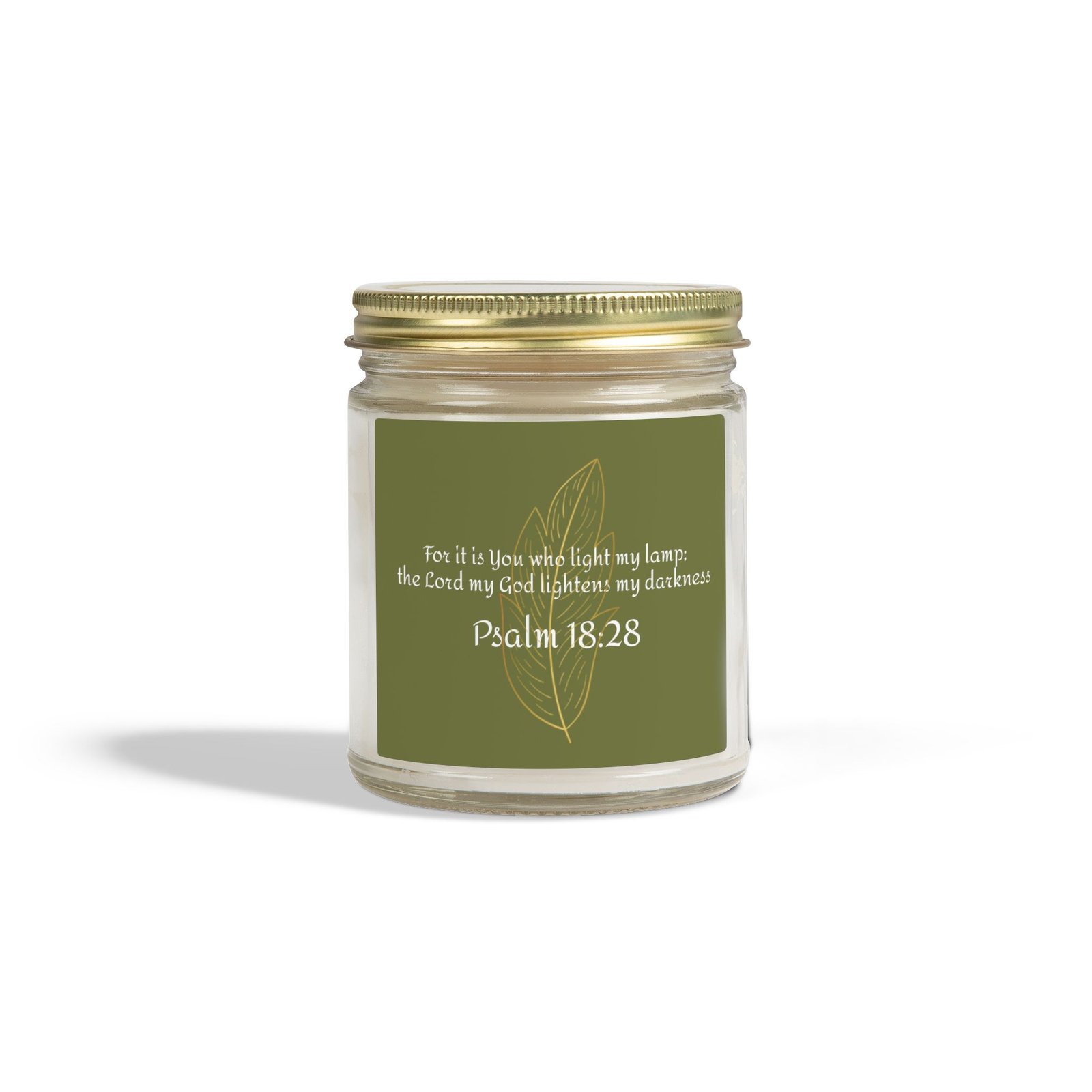 Psalm 18:28 Scented Candle — 4oz/9oz Jar - Image 8