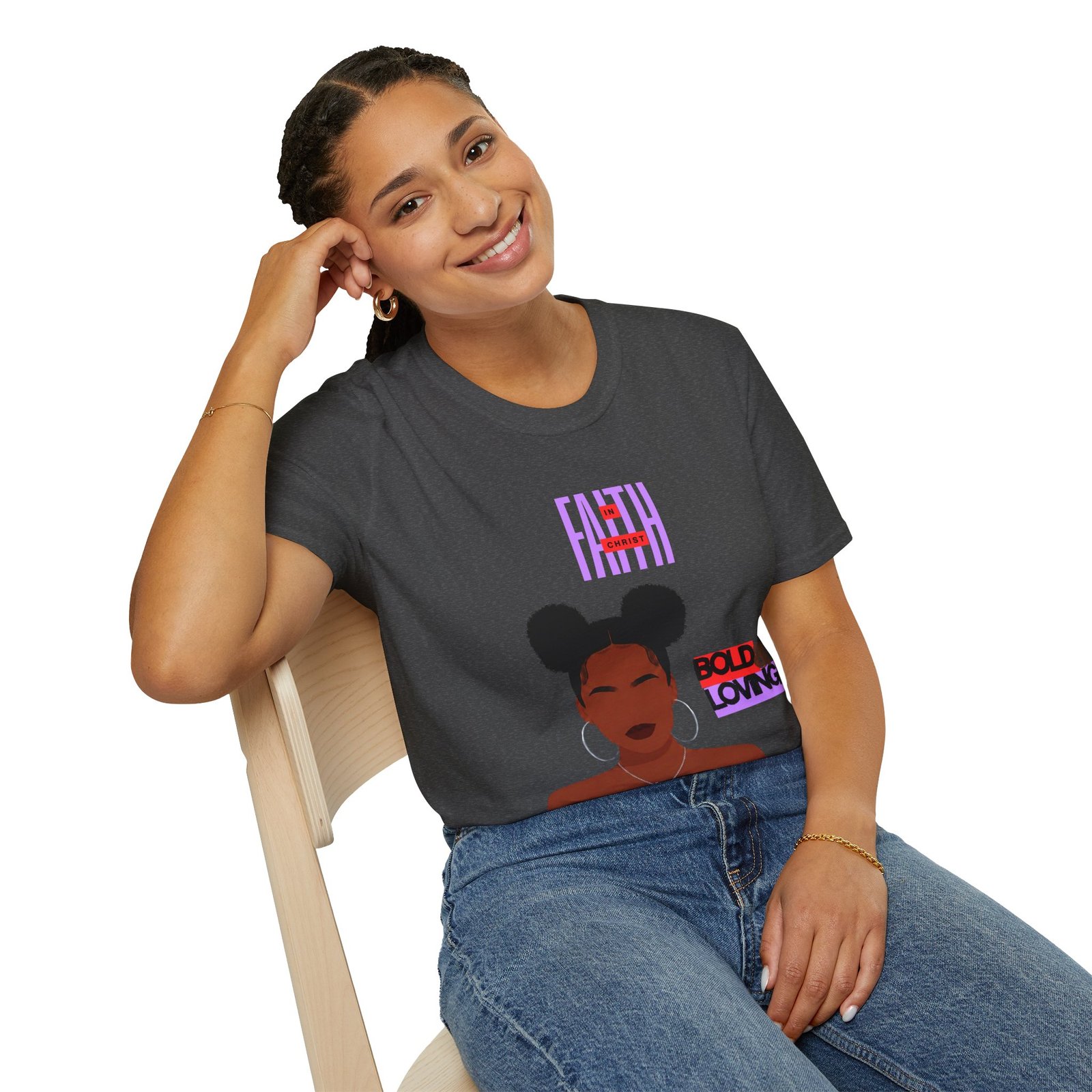 'Faith in Christ': Bold & Loving — Tee - Image 4