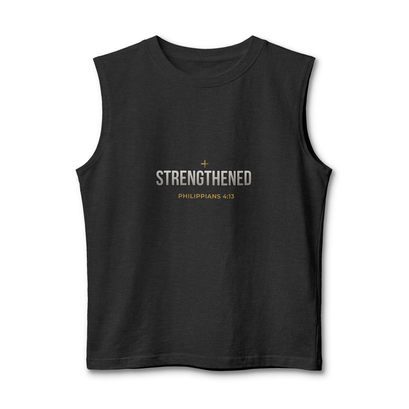 'Strengthened' Philippians 4:13 - Muscle Tank - Image 6