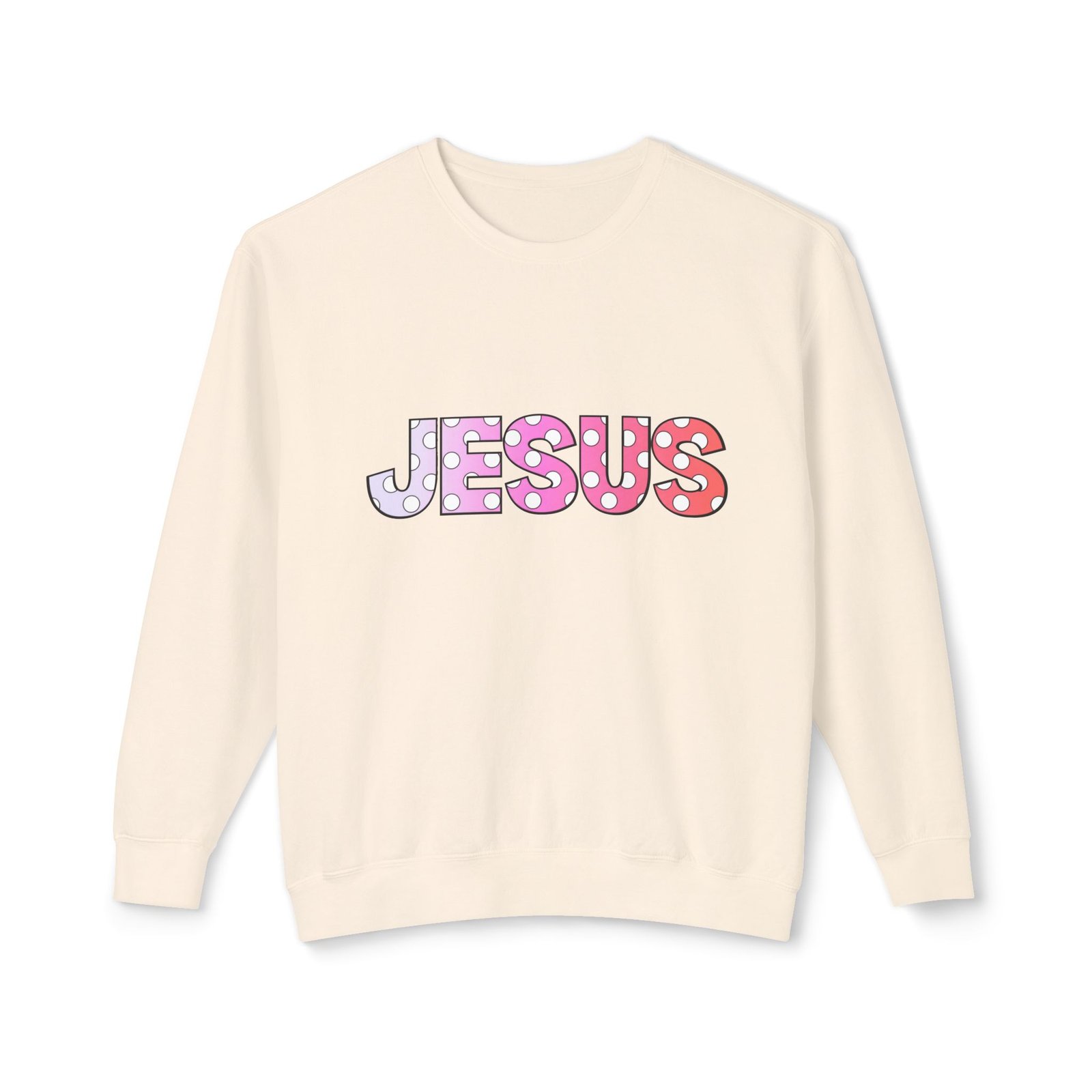 'Jesus' Polka Dot - Crewneck - Image 3