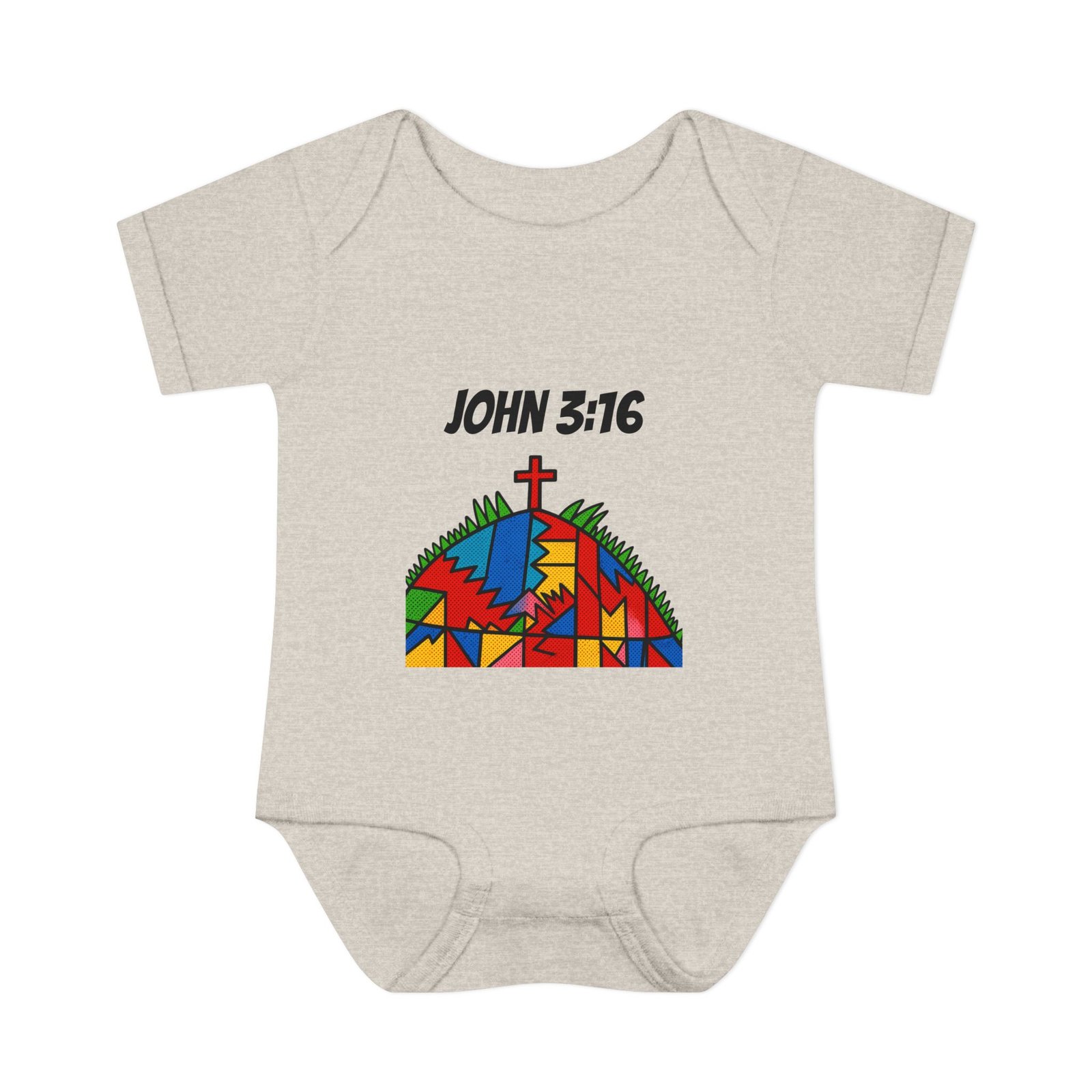 'John 3:16' - Infant Bodysuit - Image 7