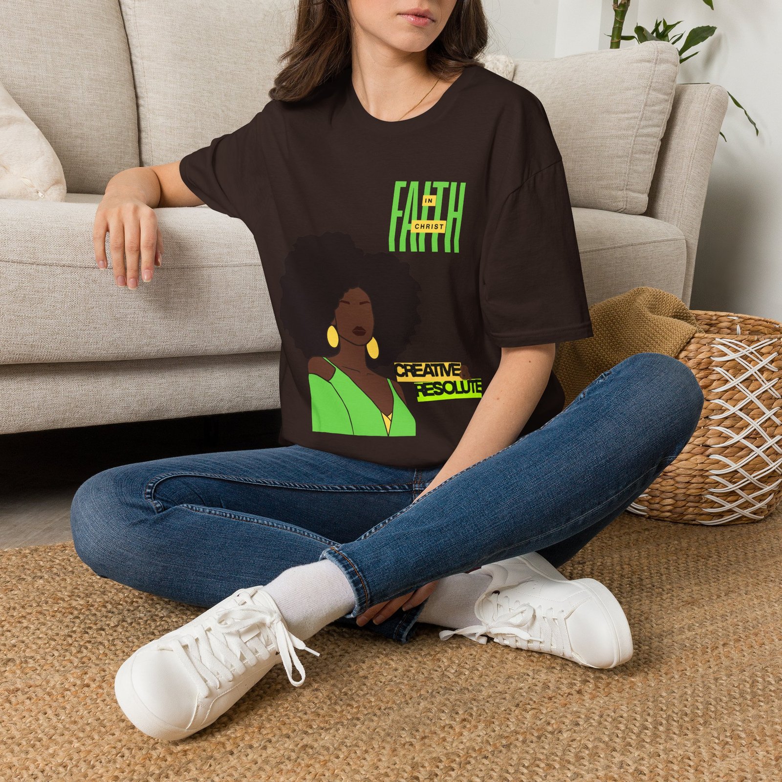 'Faith in Christ': Creative & Resolute — Tee - Image 12