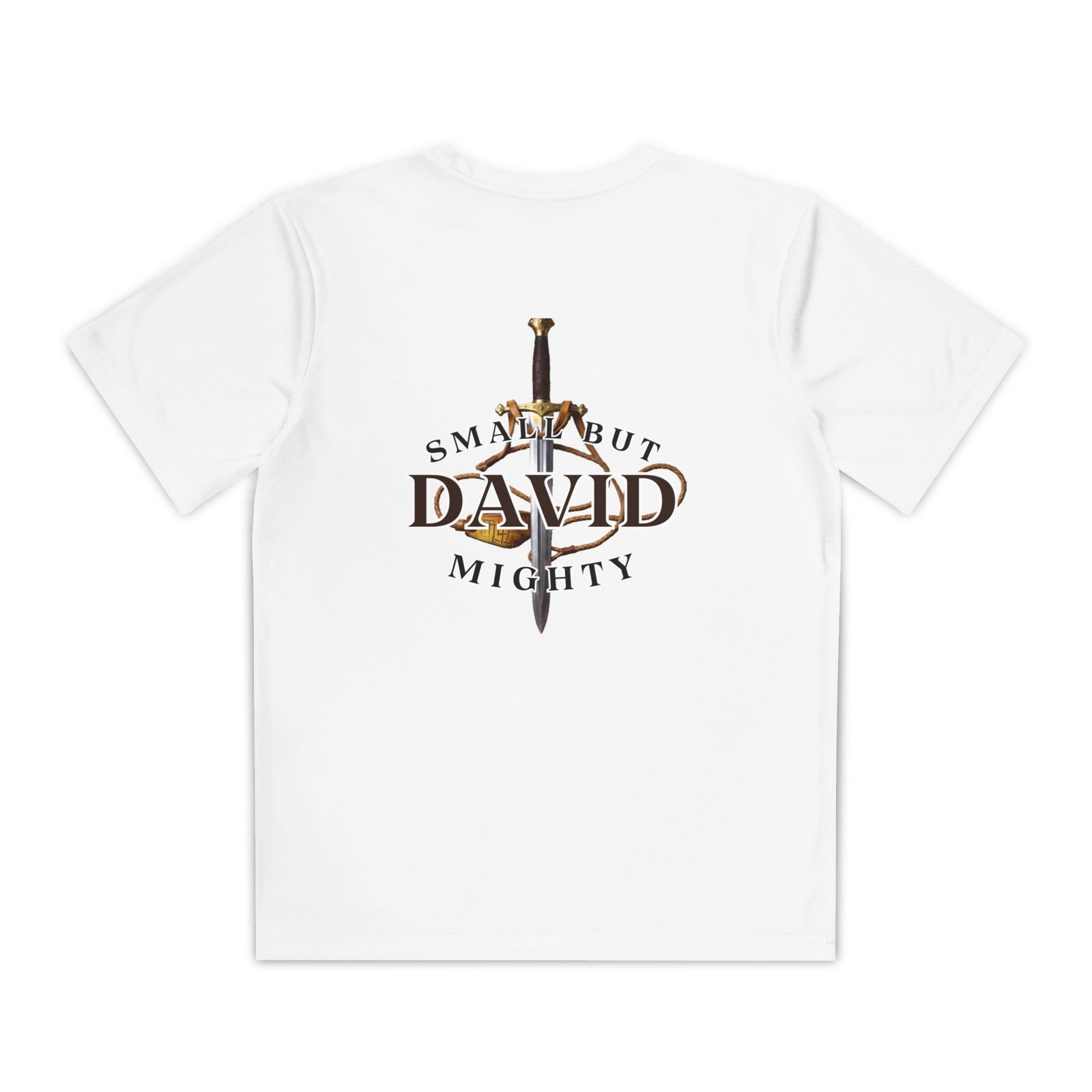 1 Timothy 4:12: 'Small But Mighty' - Youth Competitor Tee - Image 2
