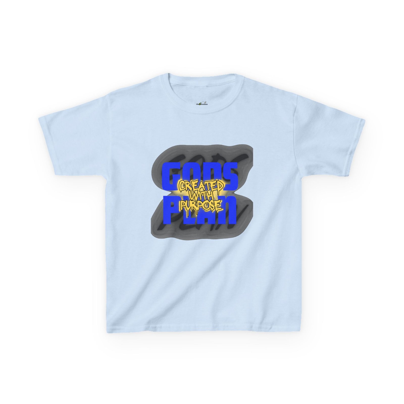"Created With Purpose" - Kids Tee - Image 7