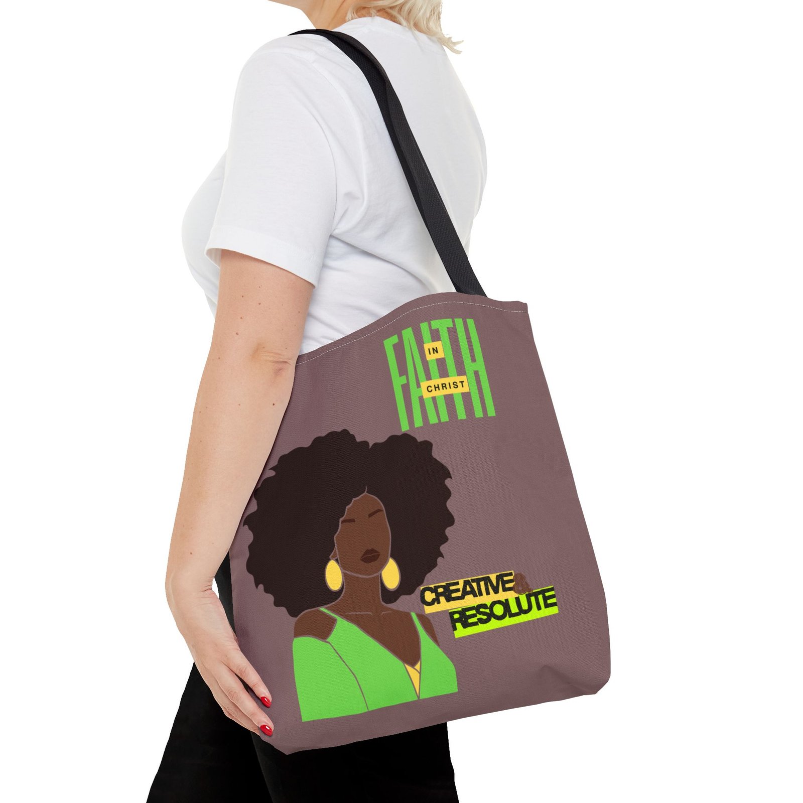 'Faith In Christ: Creative & Resolute' - Tote Bag - Image 4