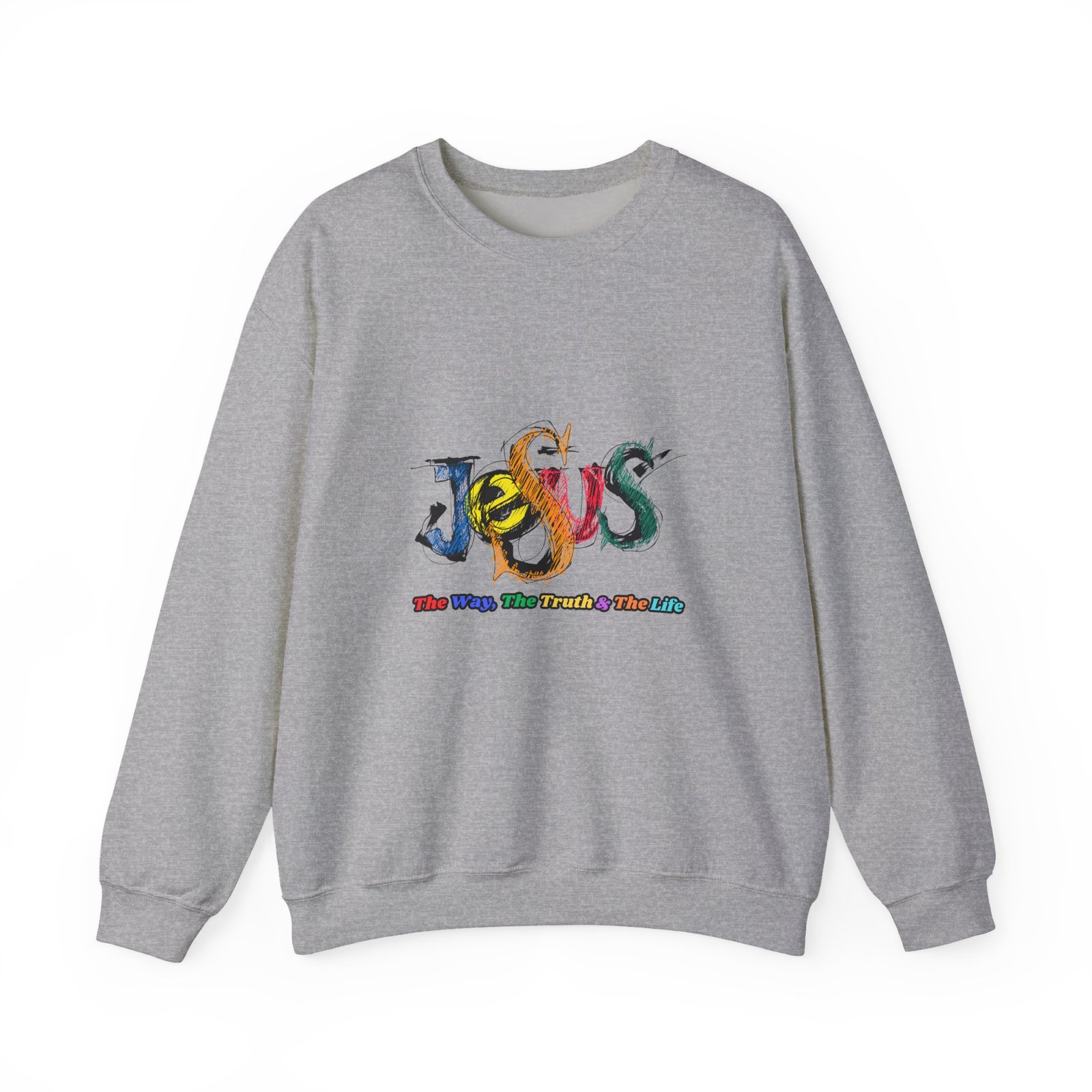 "Jesus is The Way, The Truth & The Life" - Crewneck - Image 7