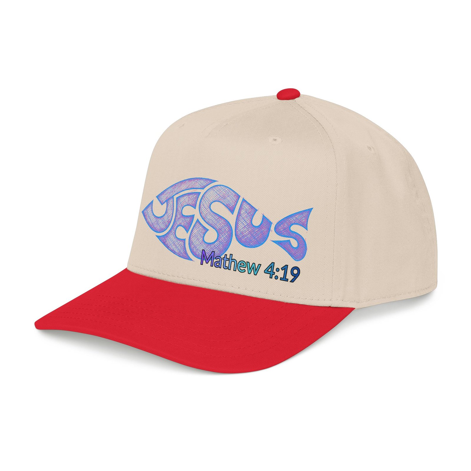 Jesus Matthew 4:19: Baseball Cap - Image 15