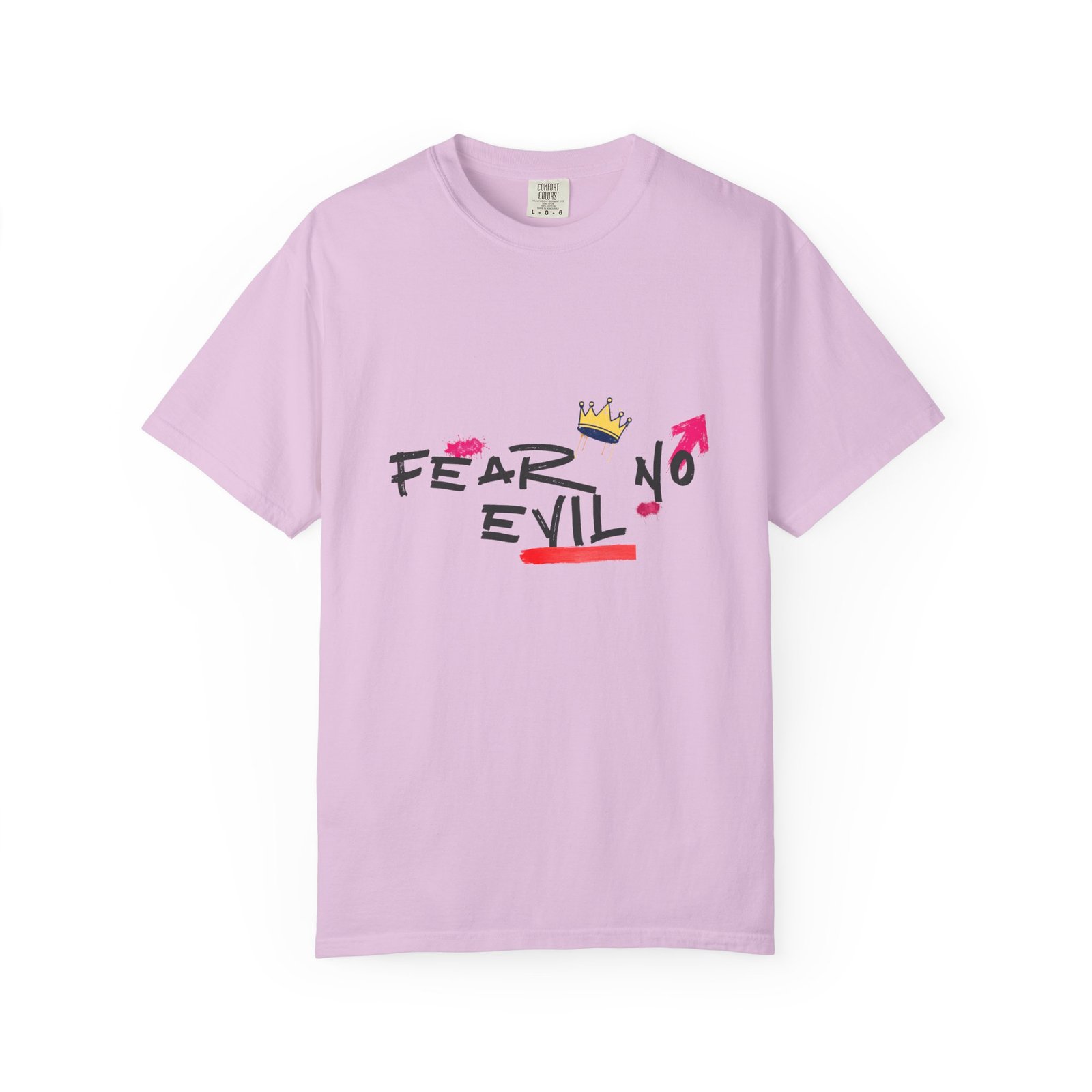 'Fear No Evil' Crown T-Shirt - Image 13
