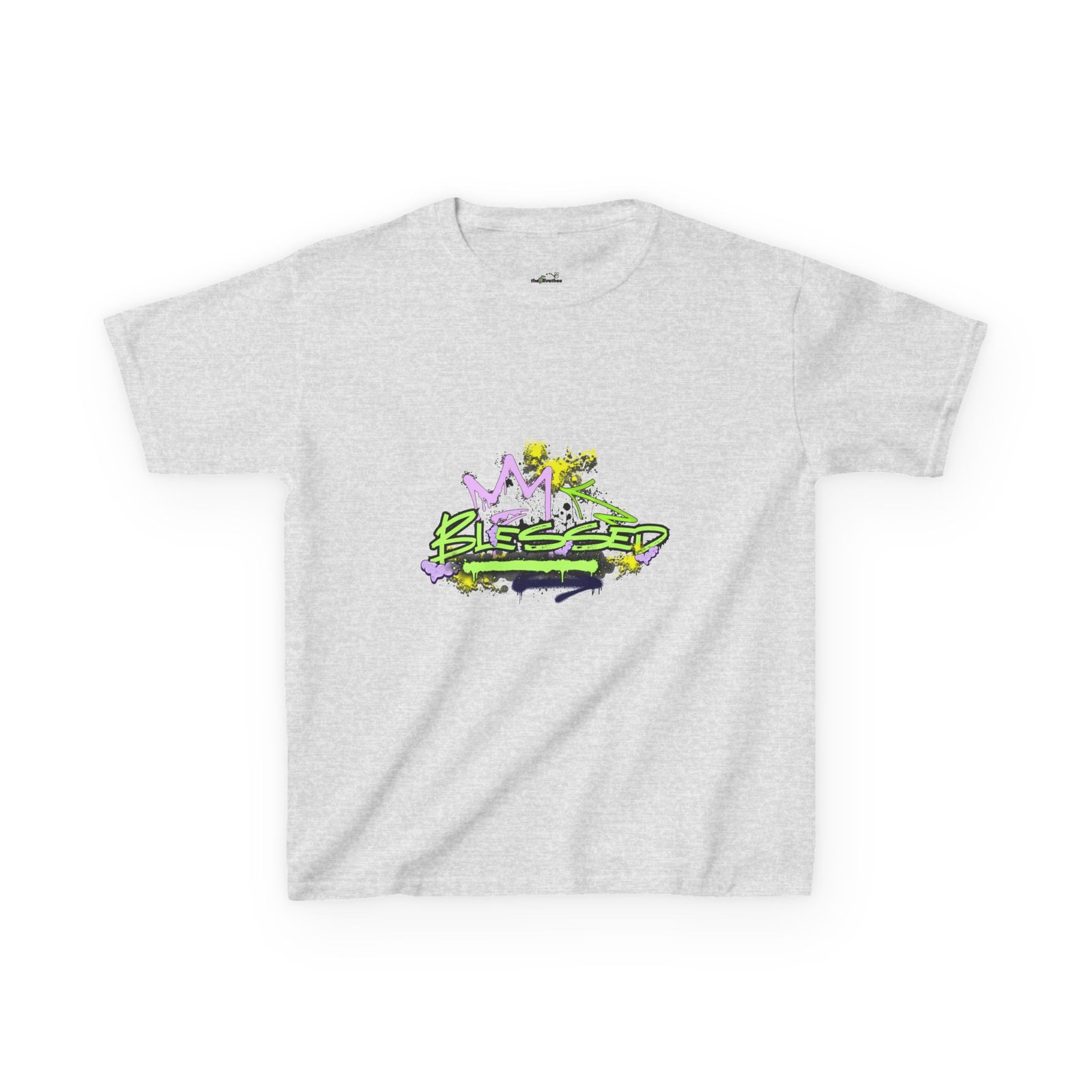 'Blessed' Graffiti - Kids Tee - Image 5