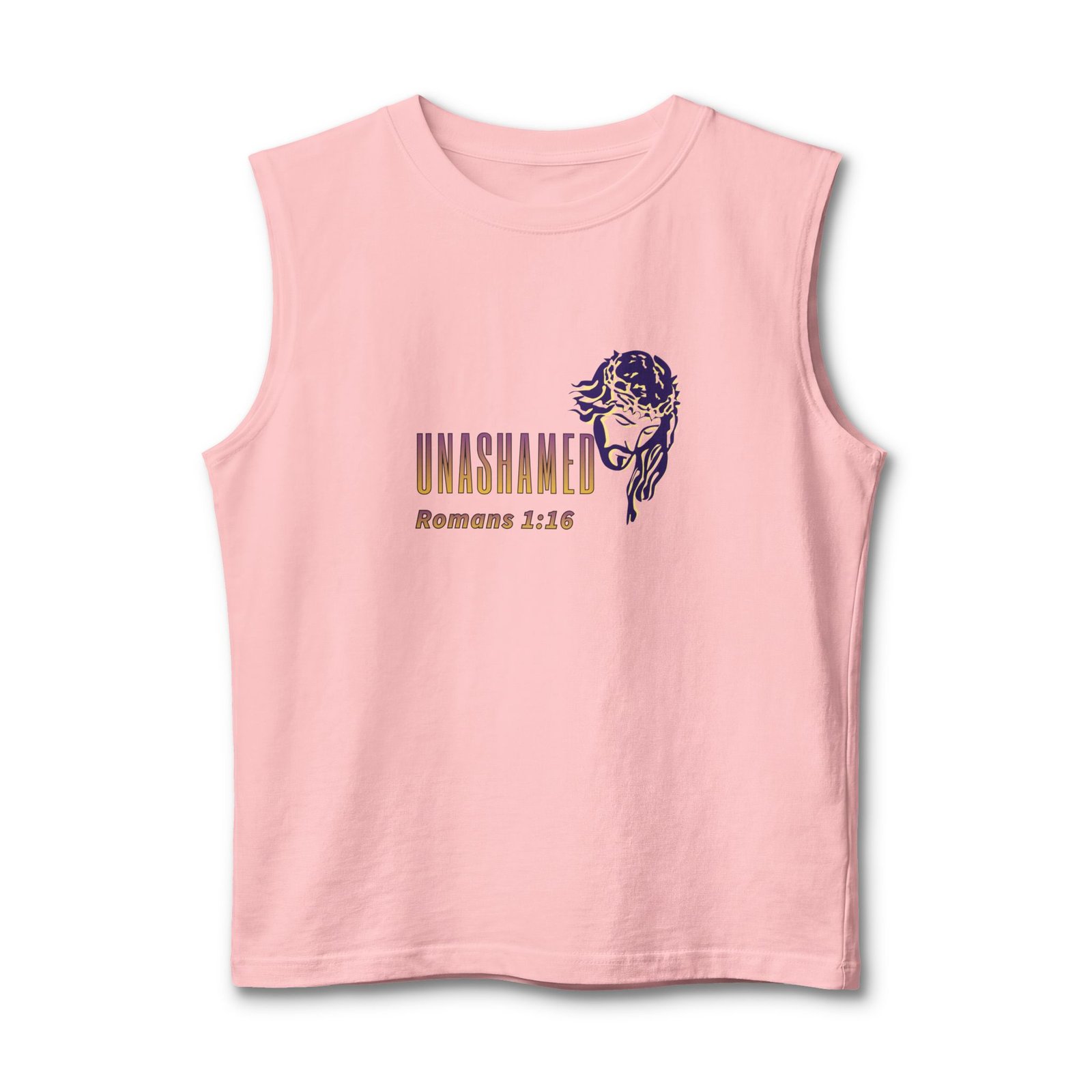 Unashamed Romans 1:16 - Muscle Tank - Image 12