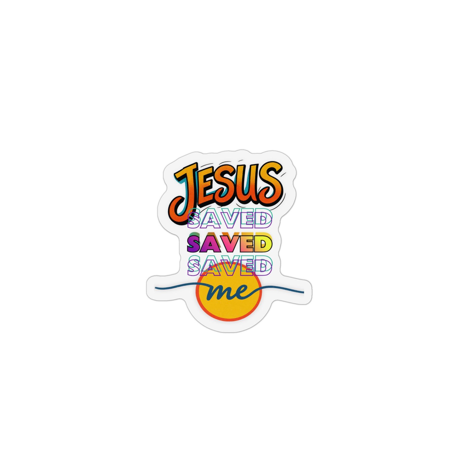 "Jesus Saved Me" — Magnet - Image 2