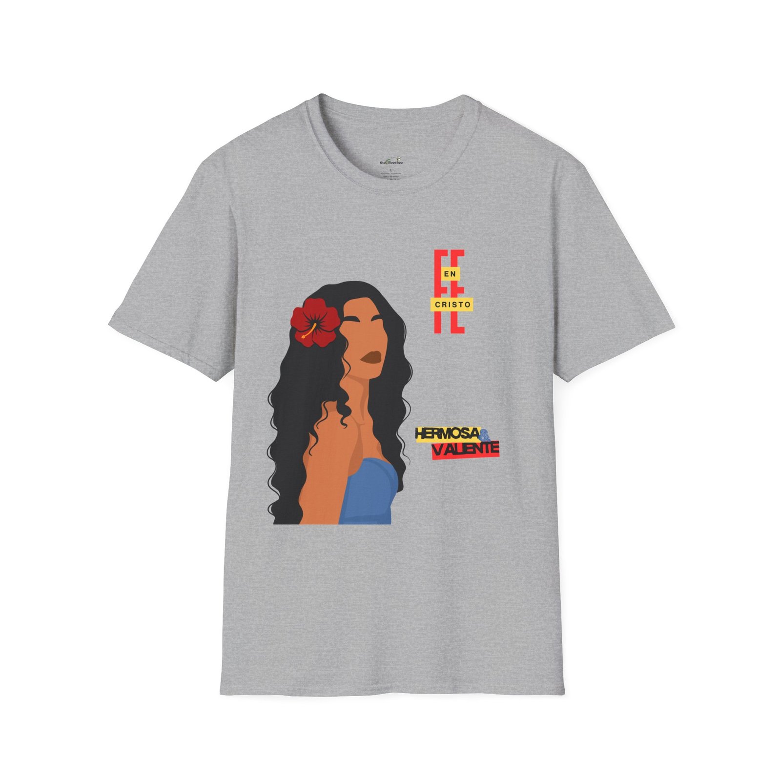 'Fe en Cristo': Hermosa & Valiente — Tee - Image 3