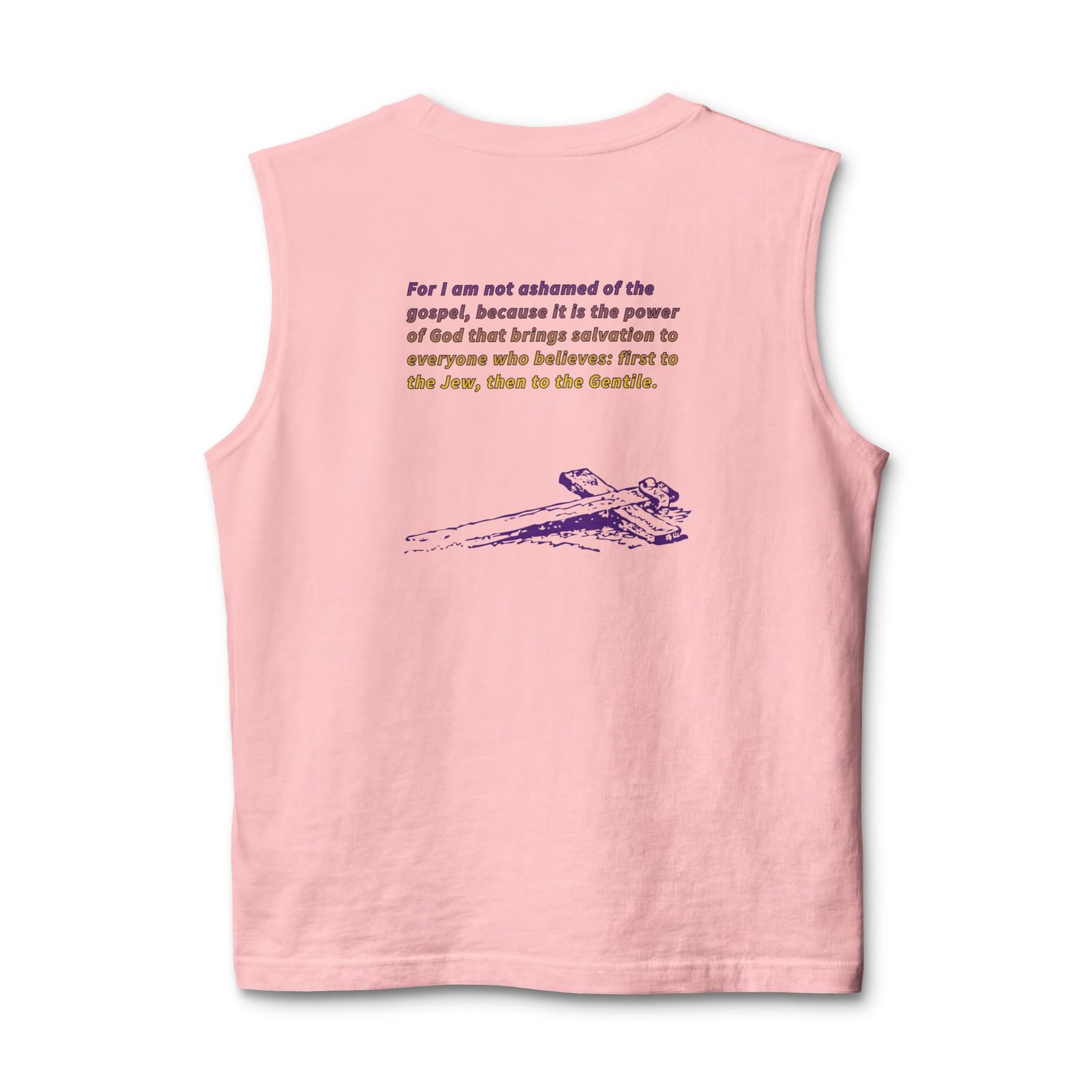 Unashamed Romans 1:16 - Muscle Tank - Image 13