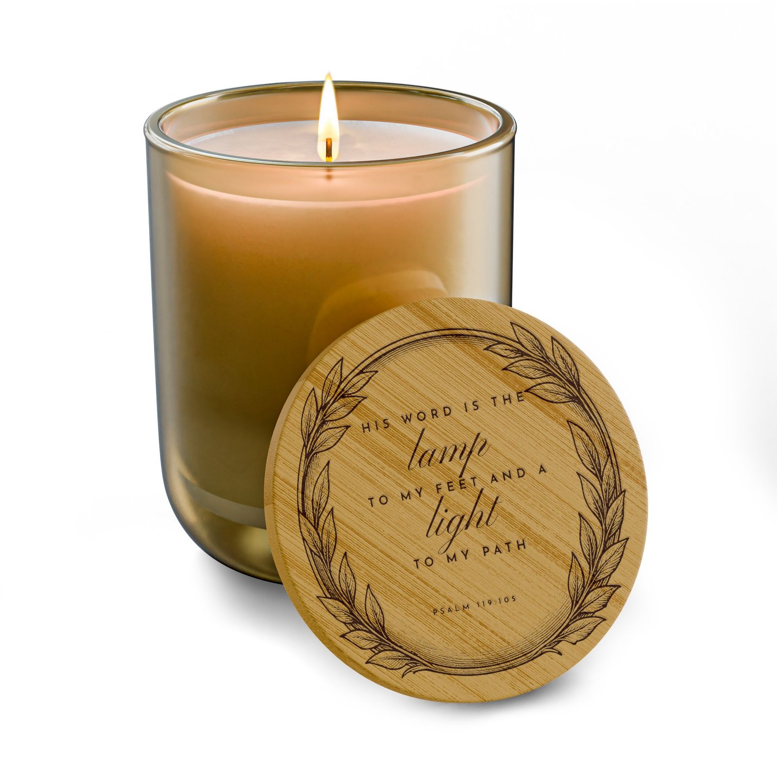 'Lamp To My Feet' — Scented Soy Candle - Image 3