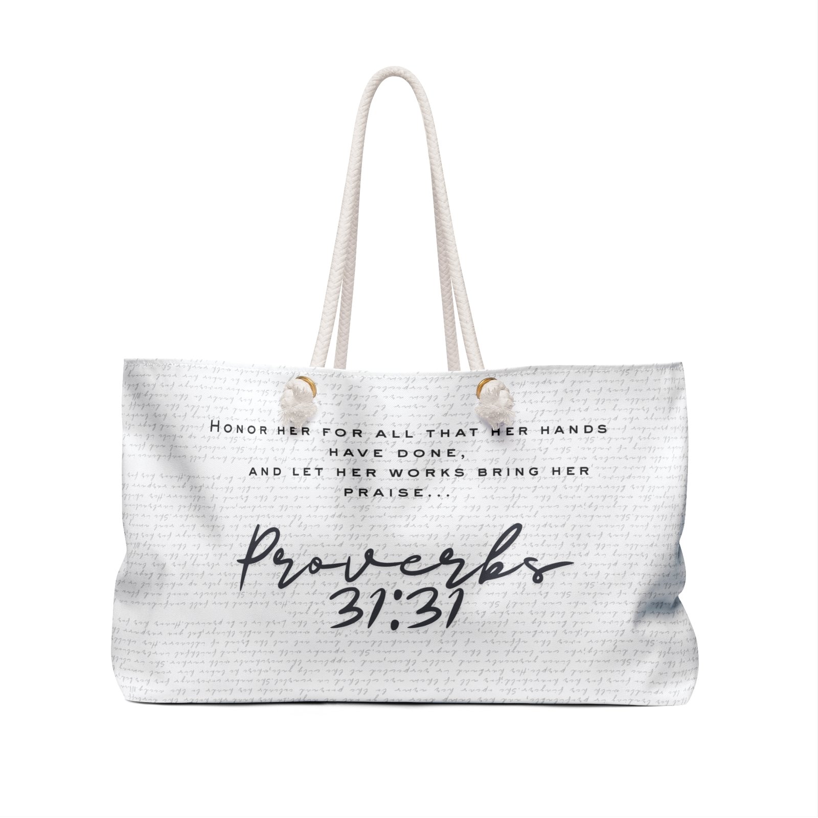 Proverbs 31:31 Woman — Bible and Headphones Christian Weekender - Image 2