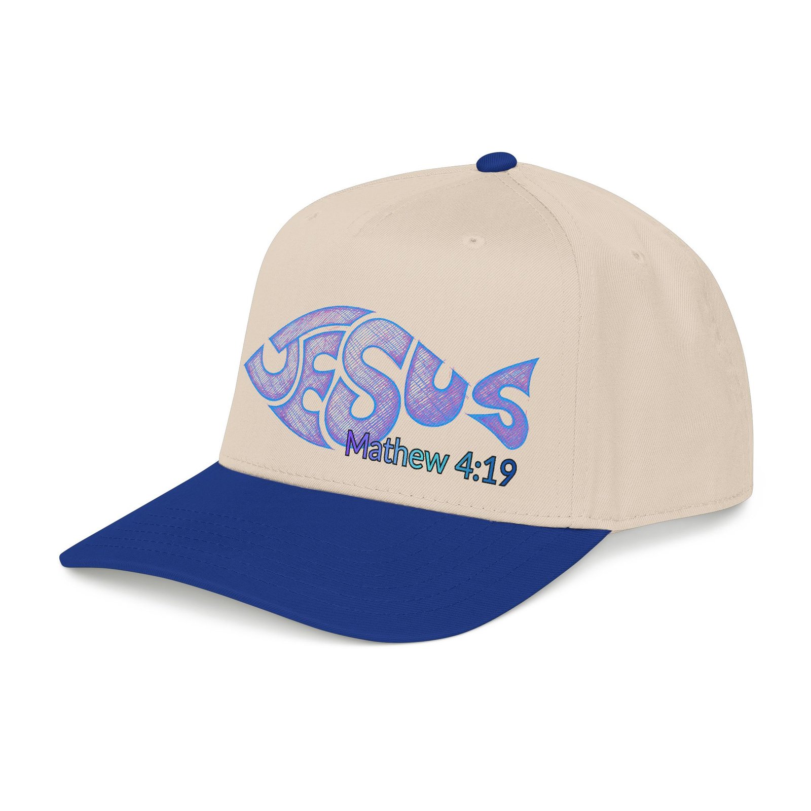 Jesus Matthew 4:19: Baseball Cap - Image 7
