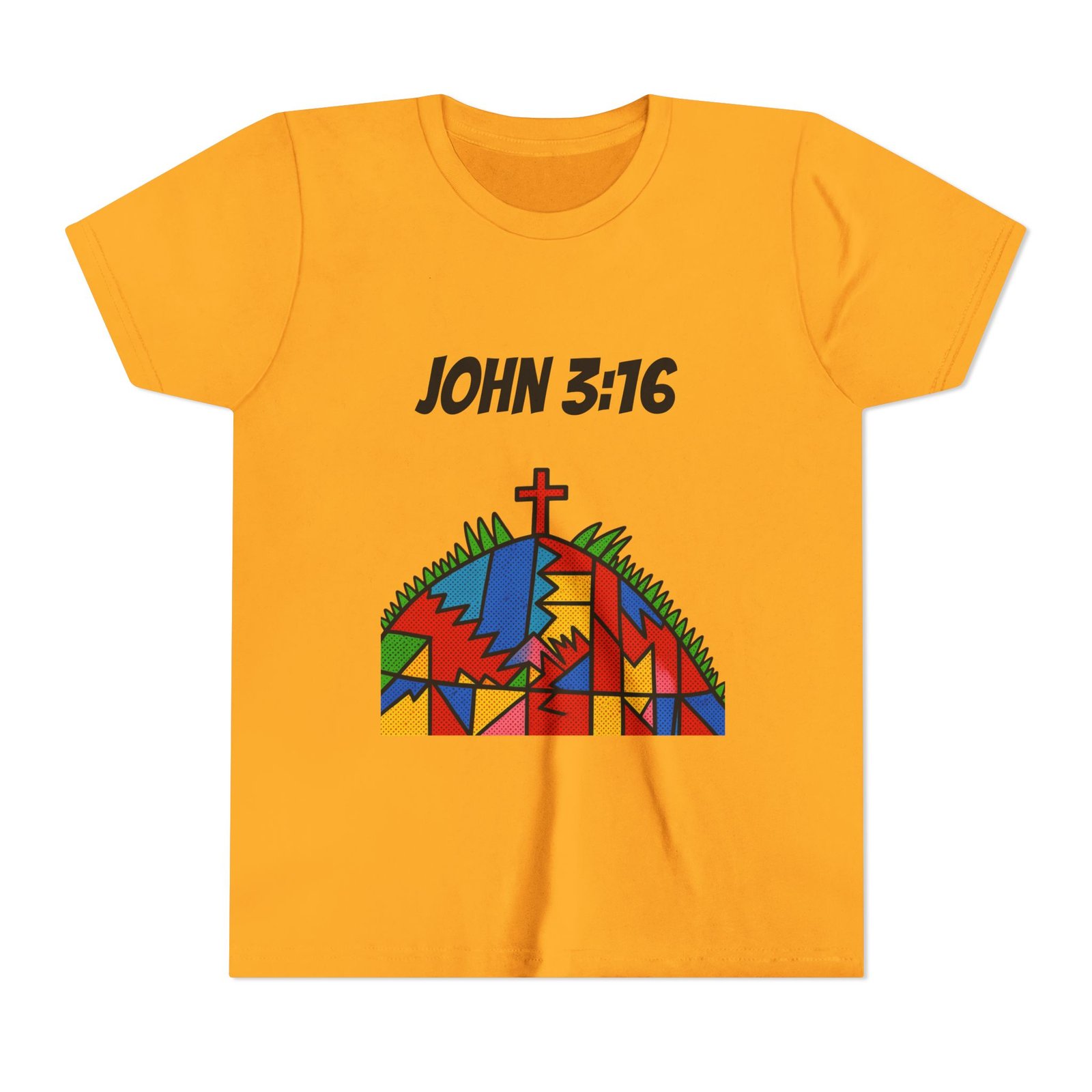 'John 3:16' Youth — T-Shirt - Image 7