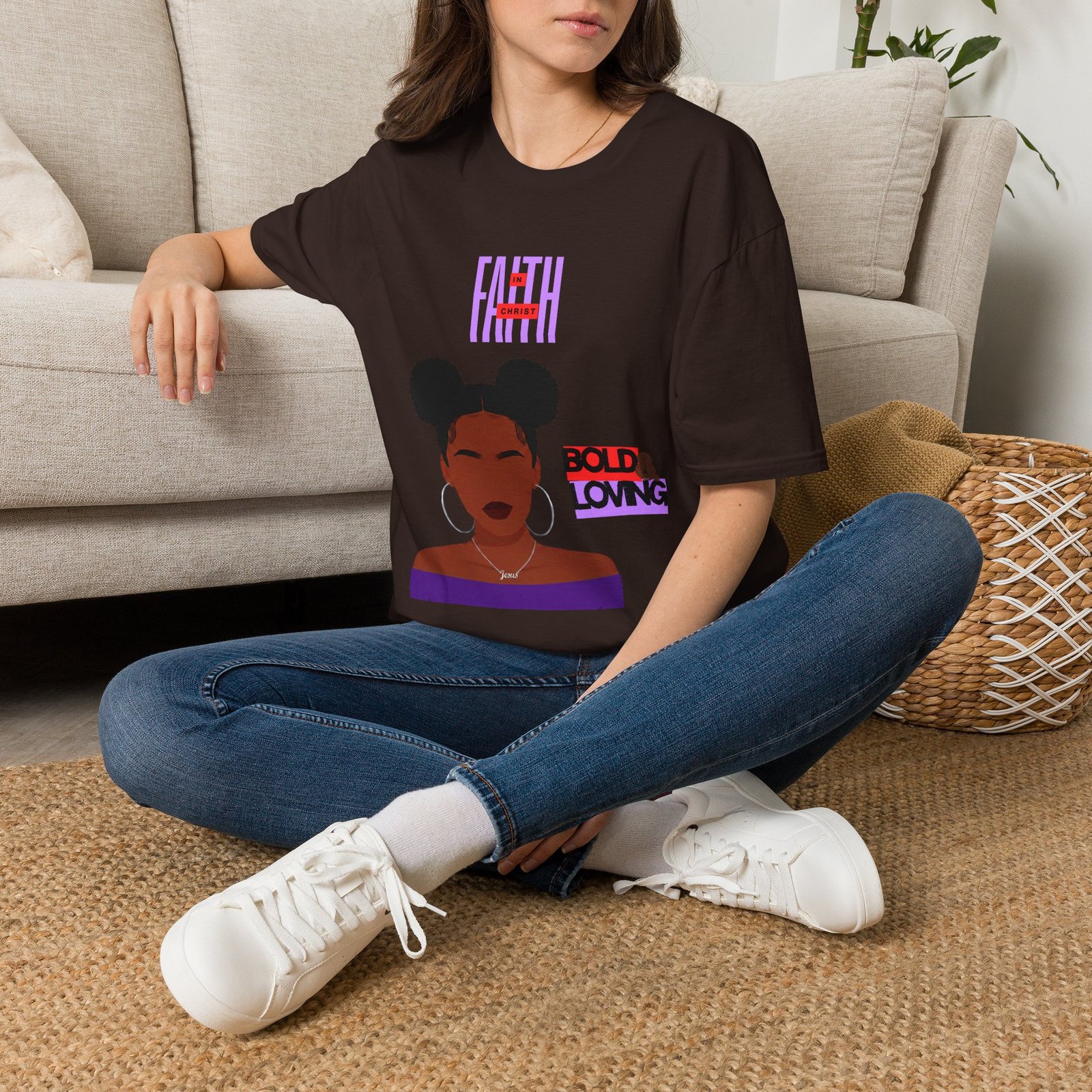 'Faith in Christ': Bold & Loving — Tee - Image 14