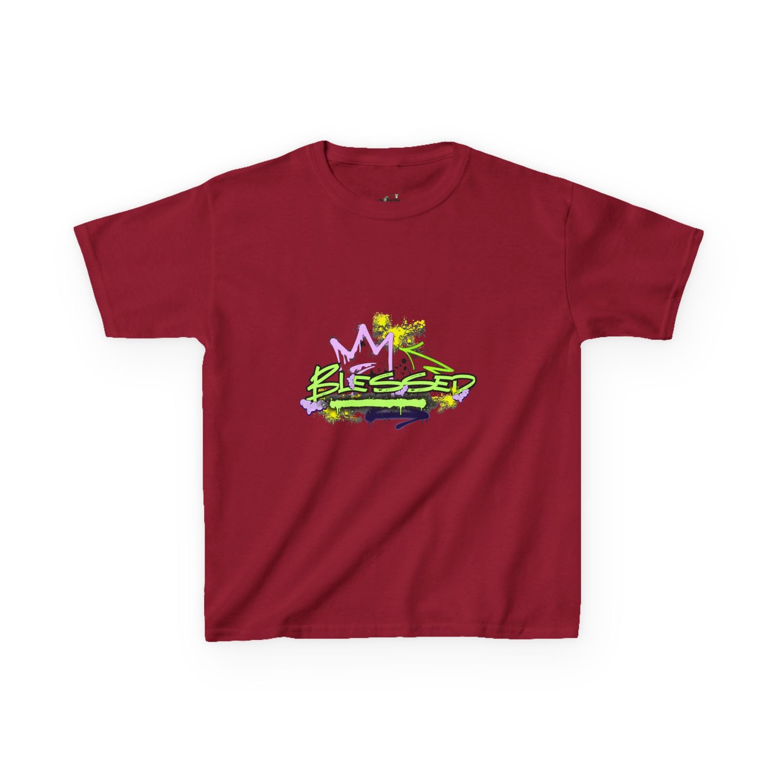 'Blessed' Graffiti - Kids Tee - Image 61