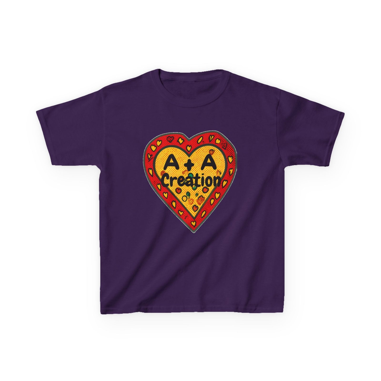 'A+A Creations' Heart - Kids Tee - Image 13