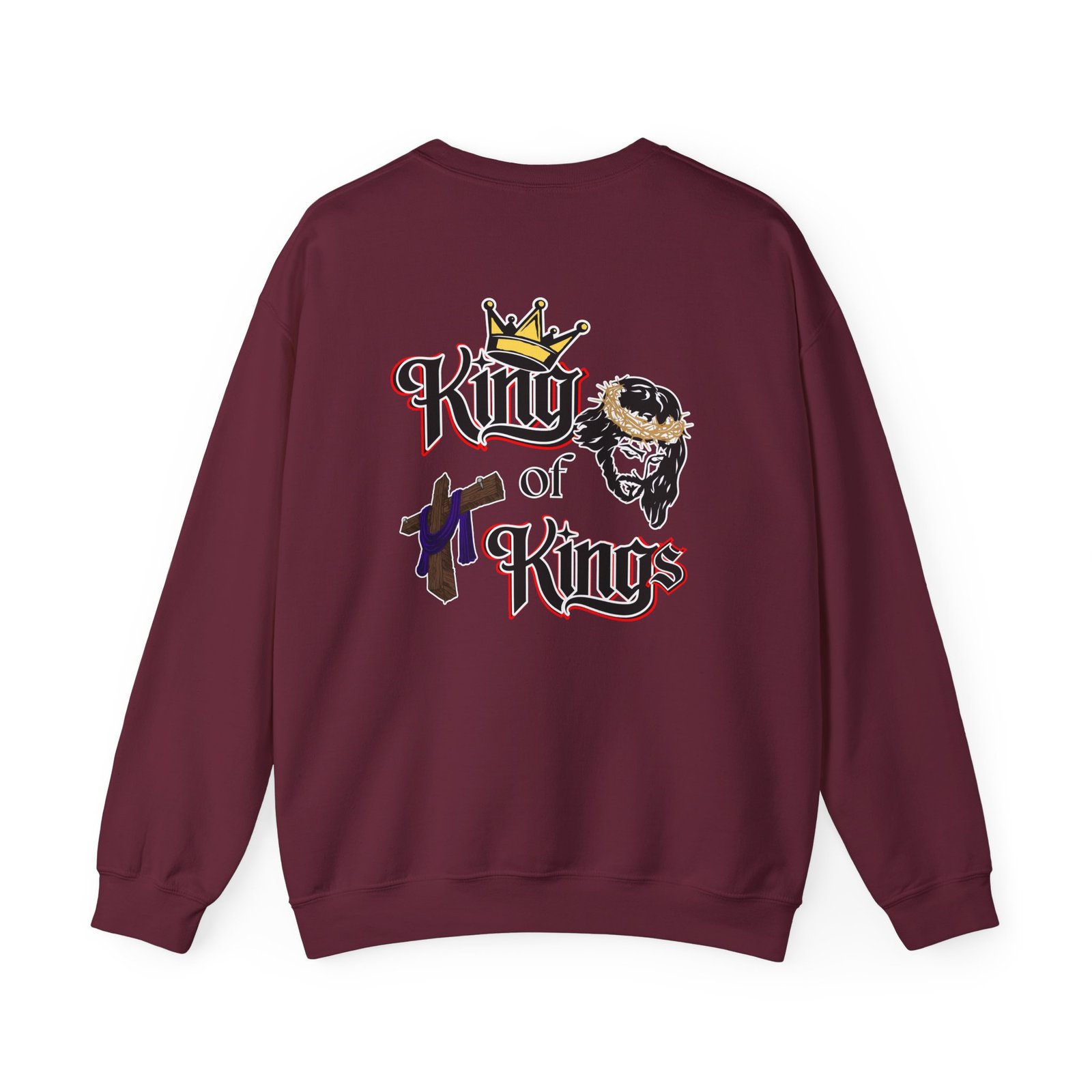 "Jesus is The King of Kings" - Crewneck - Image 14
