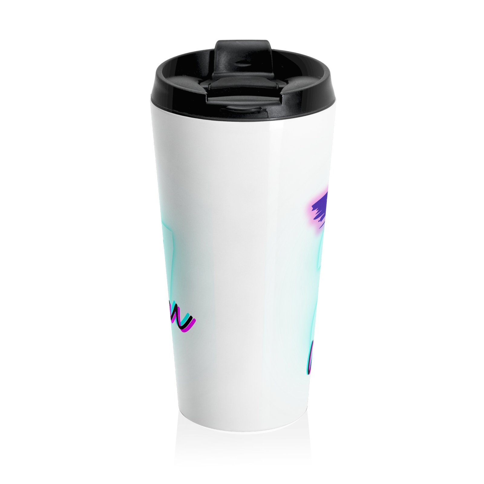 'He Is With You 24/7' - Stainless Steel Travel Mug - Image 2