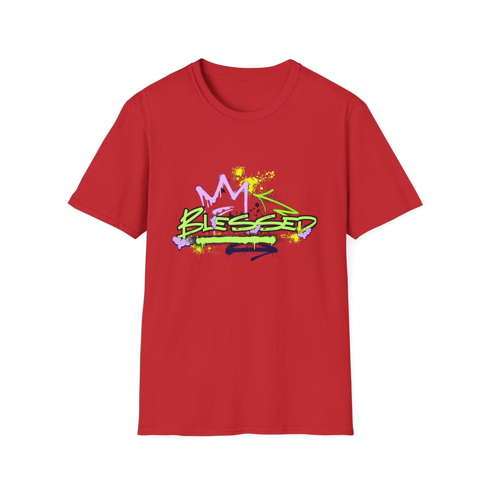 'Blessed' Graffiti — T-Shirt - Image 11