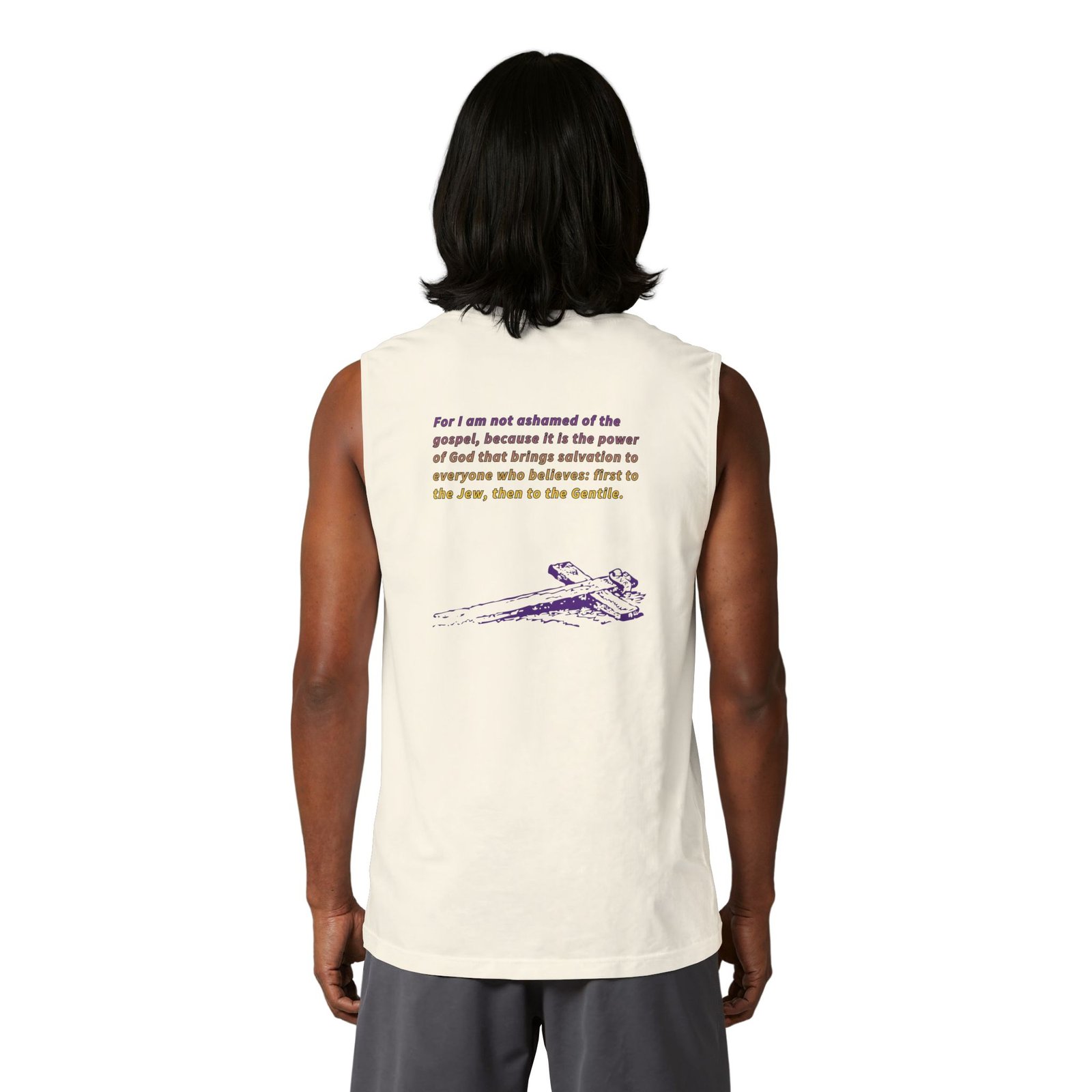 Unashamed Romans 1:16 - Muscle Tank - Image 9