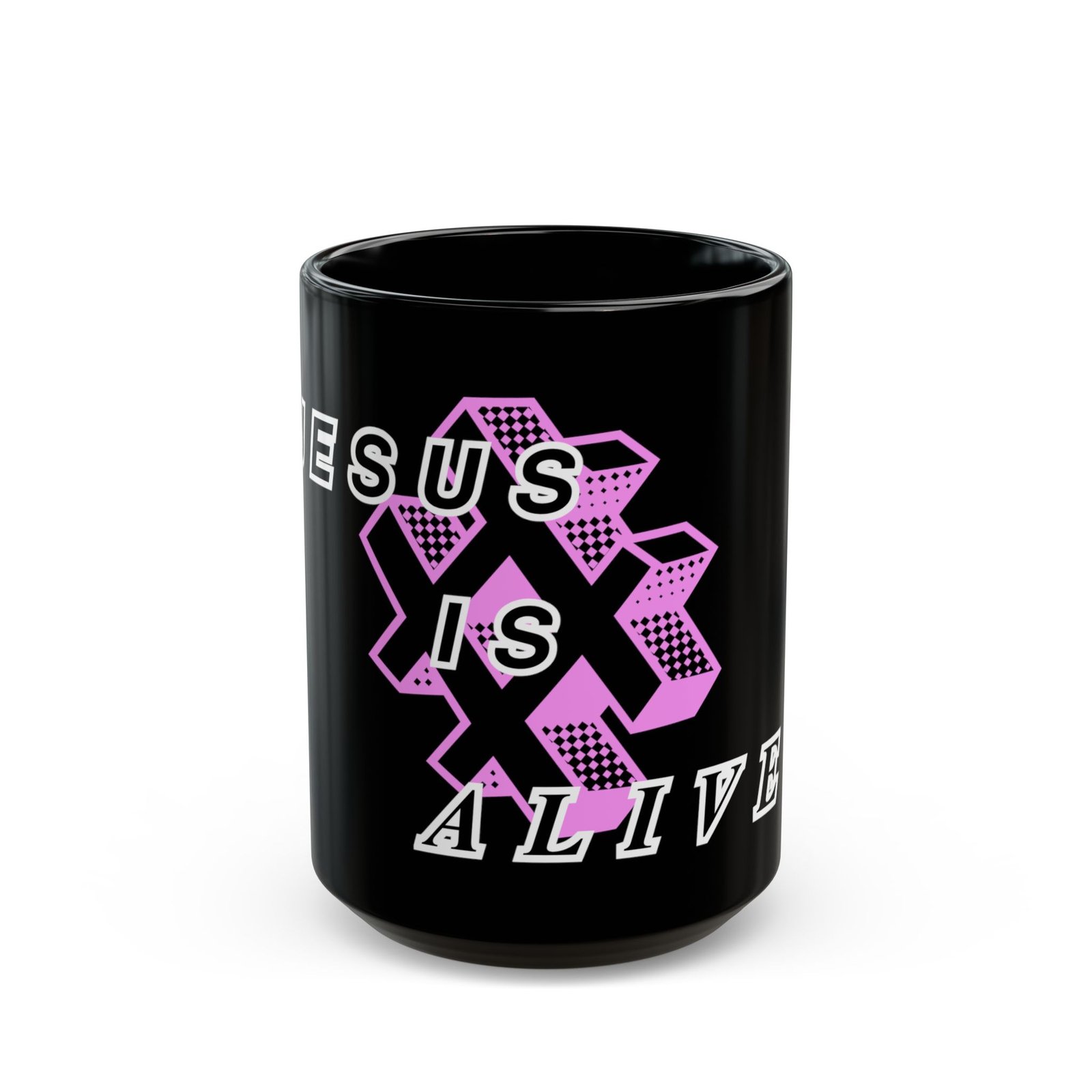 '#Jesus Is Alive' Ceramic Mug (11oz/15oz) - Image 3