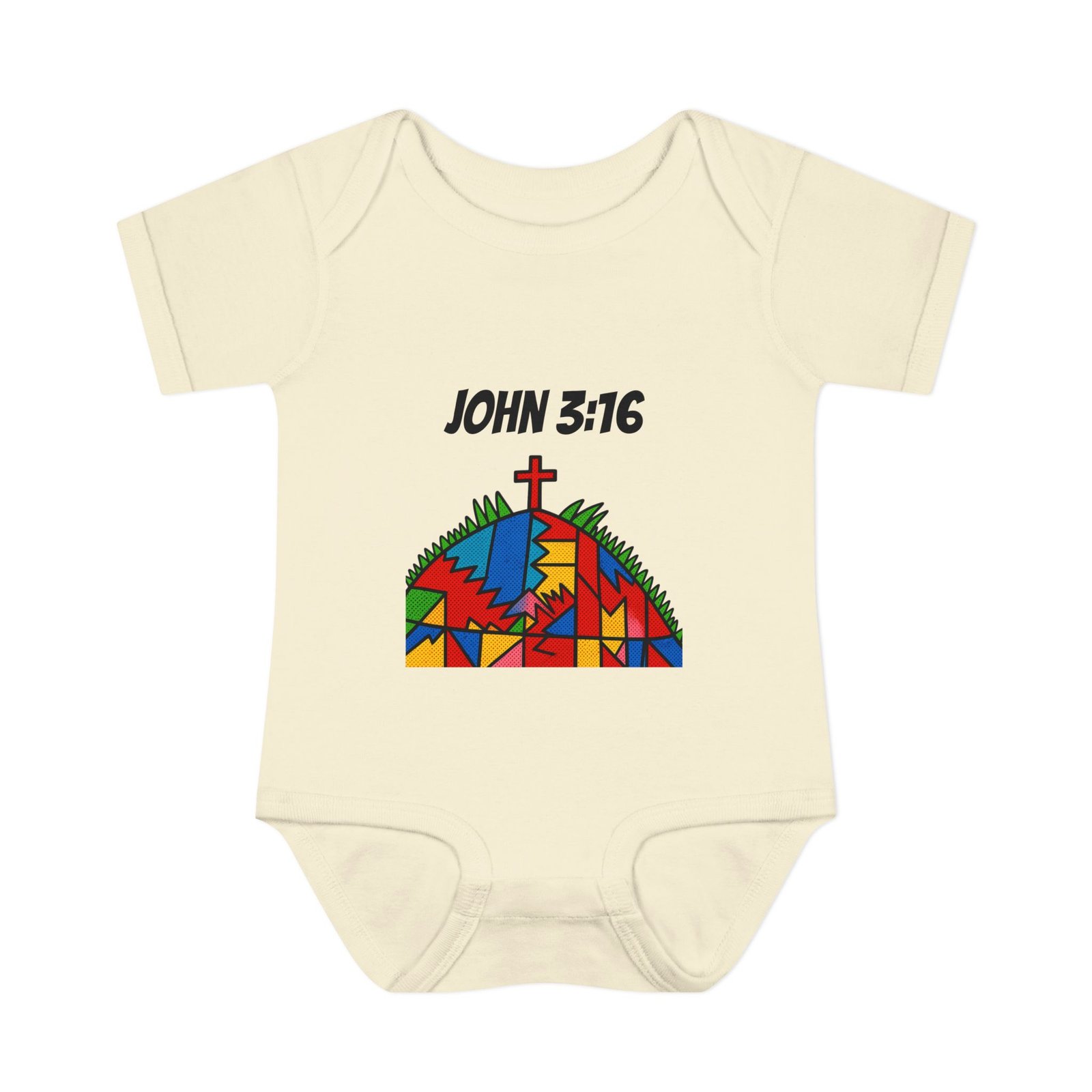 'John 3:16' - Infant Bodysuit - Image 11