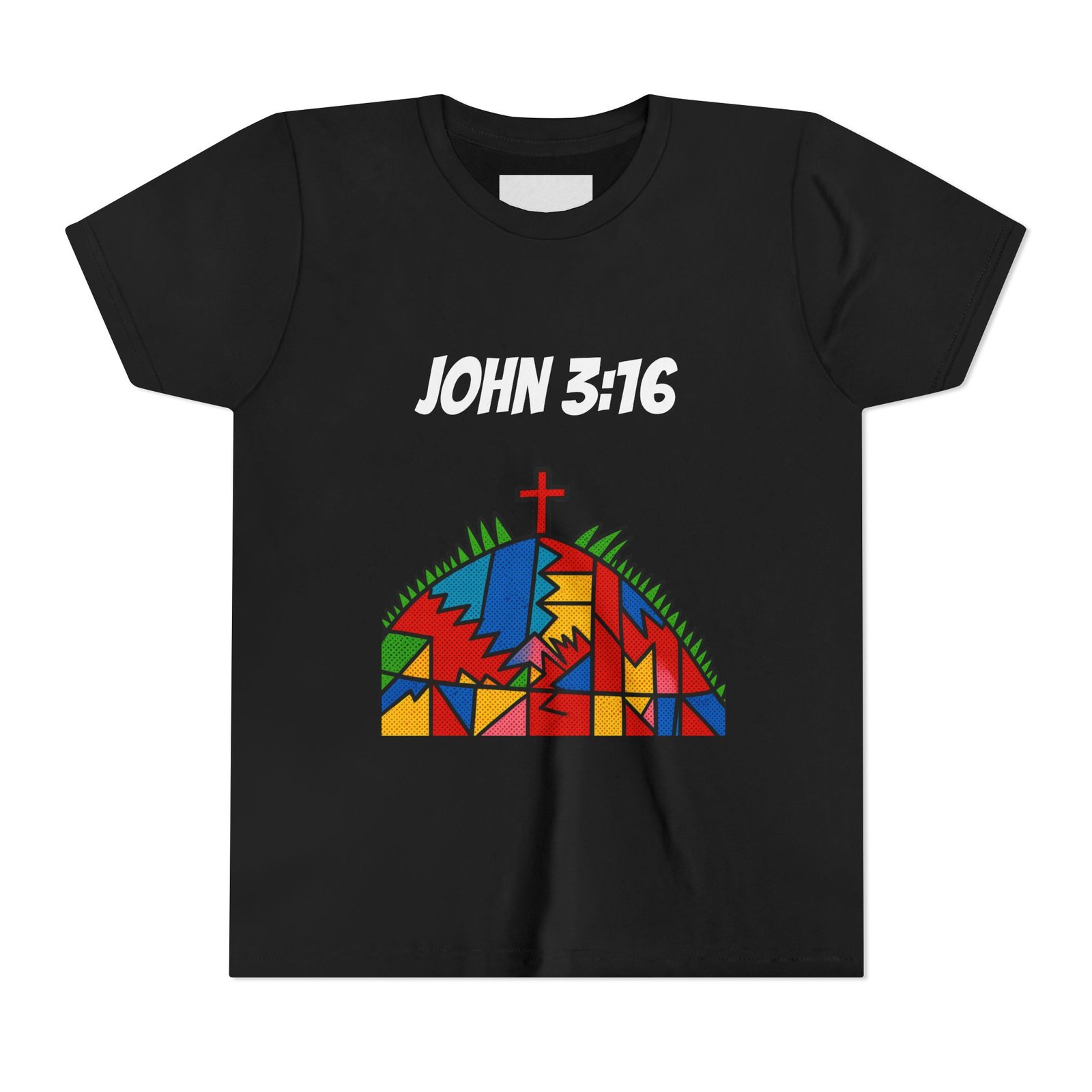 'John 3:16' Youth — T-Shirt - Image 5
