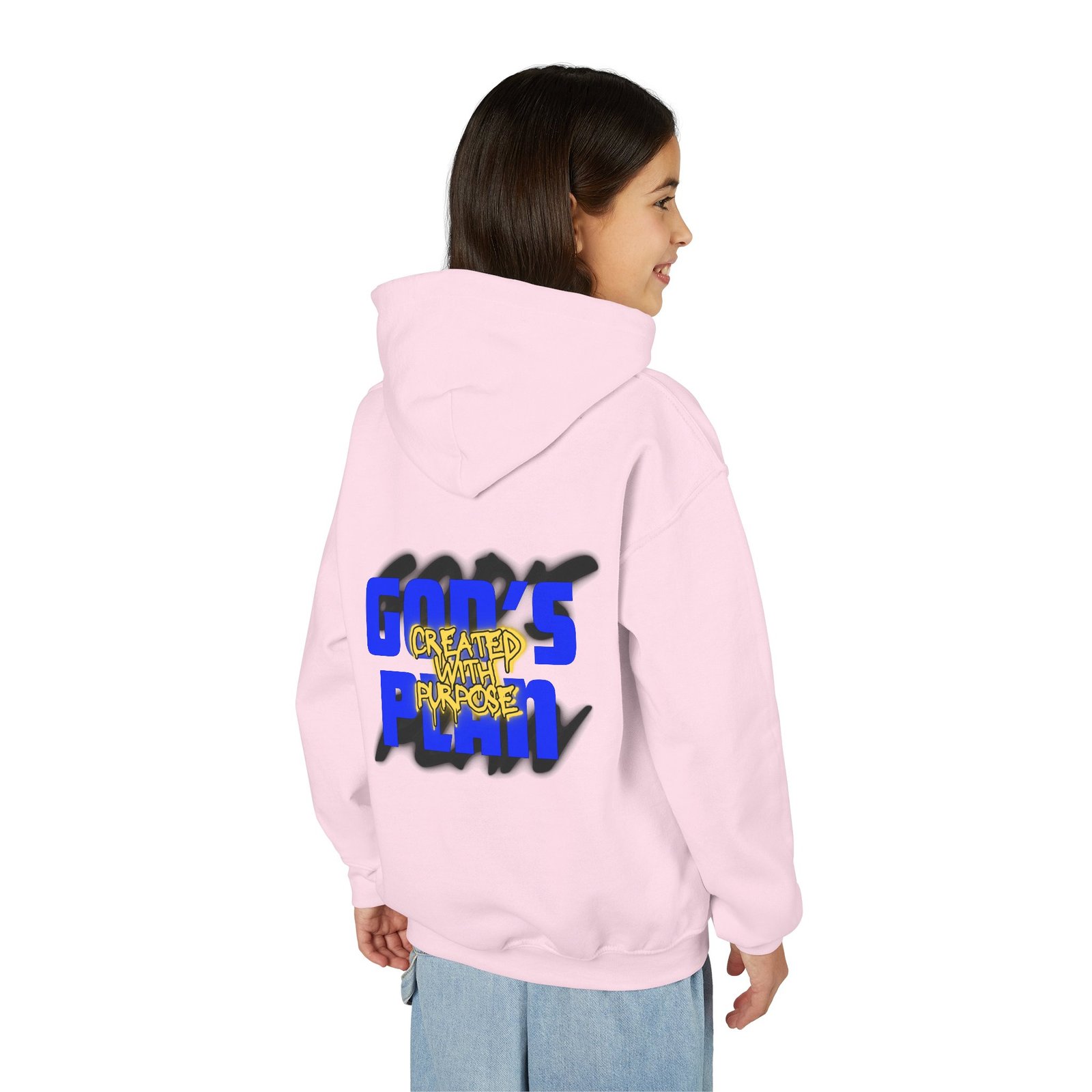 "Created With Purpose" Kids - Graphic Hoodie - Image 12