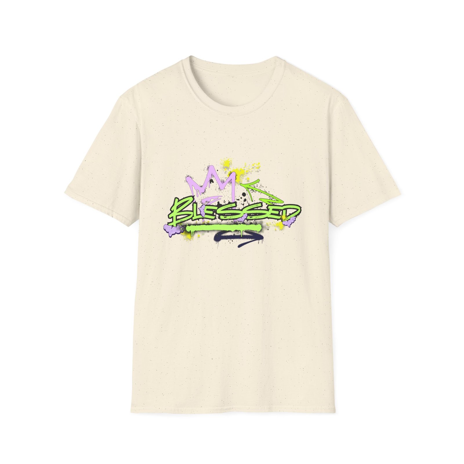 'Blessed' Graffiti — T-Shirt - Image 5