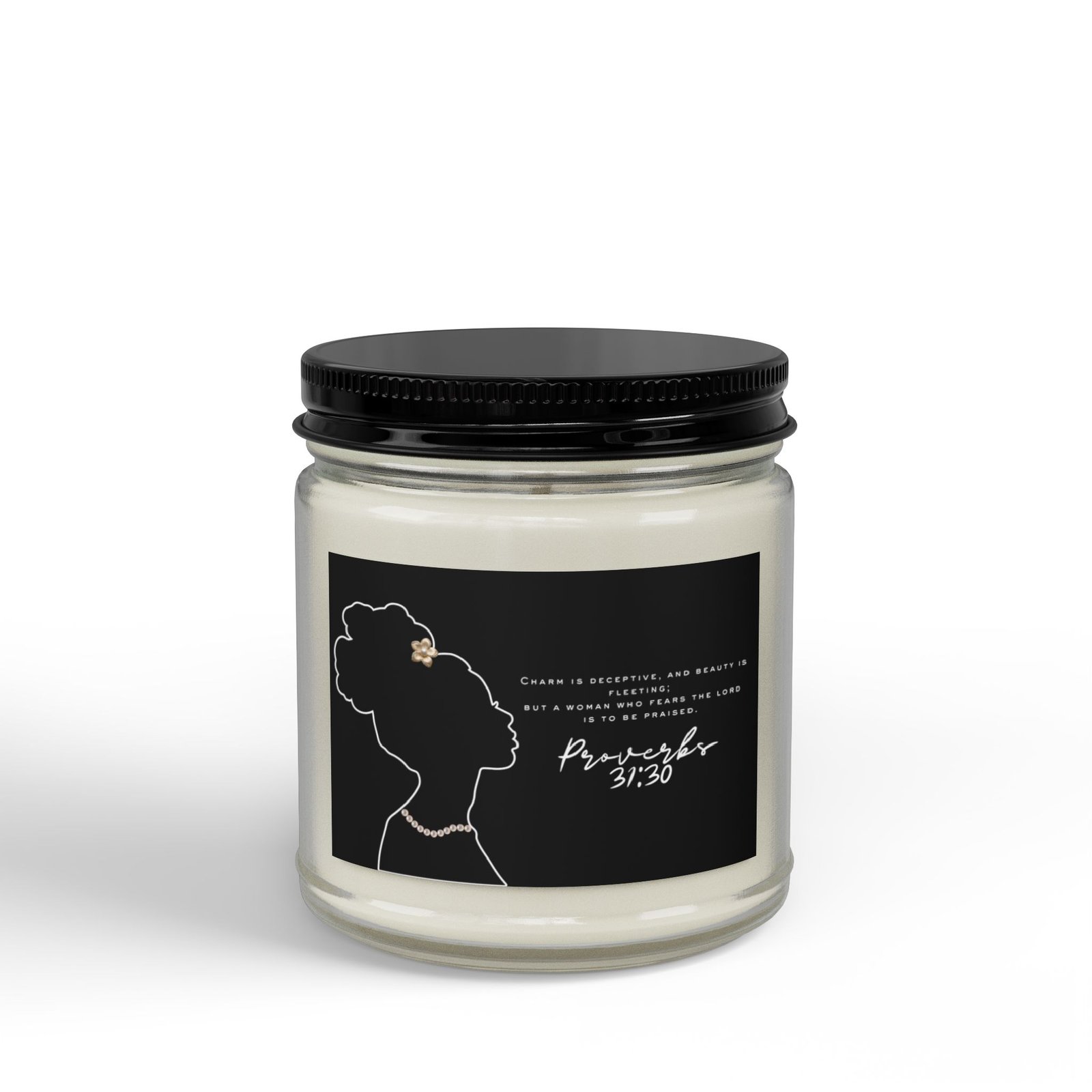 Proverbs 31:30: Pearls — Soy Candle (4oz & 9oz)