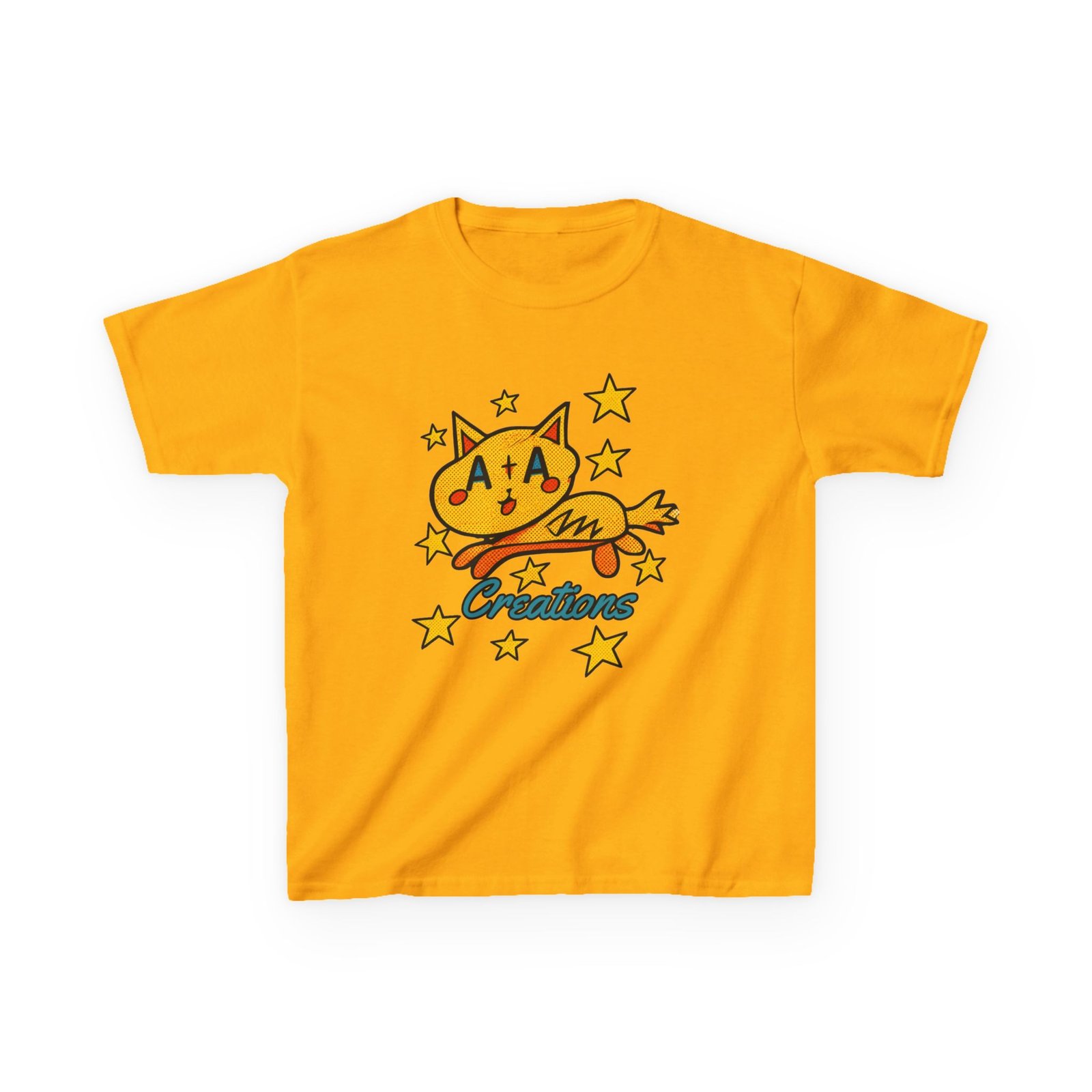 'A+A Creations' Star Gaze Kitty - Kids Tee - Image 6