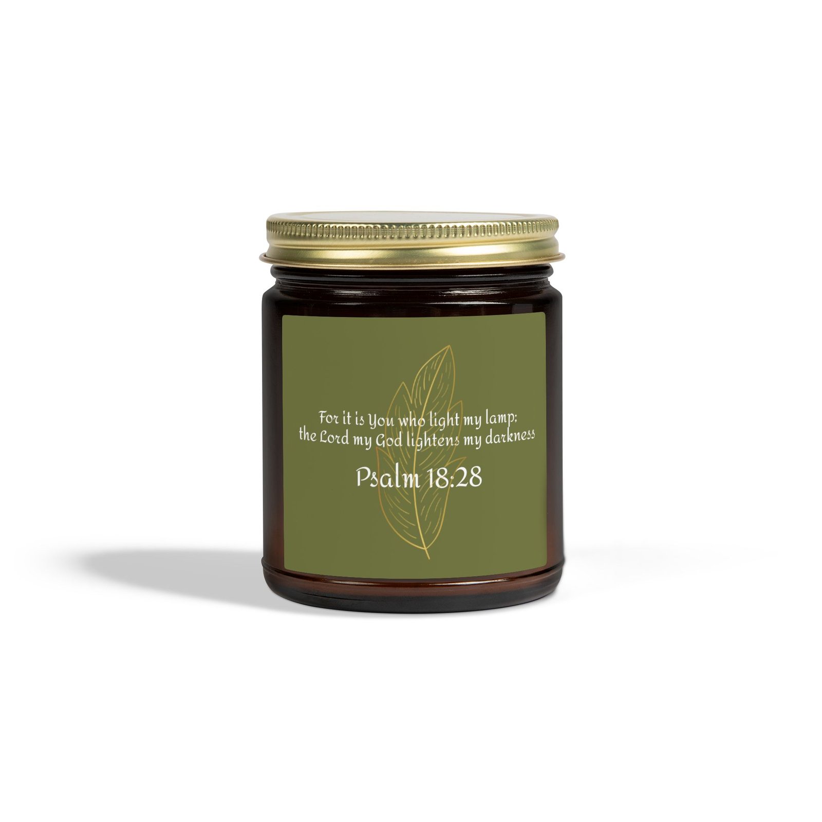 Psalm 18:28 Scented Candle — 4oz/9oz Jar - Image 10