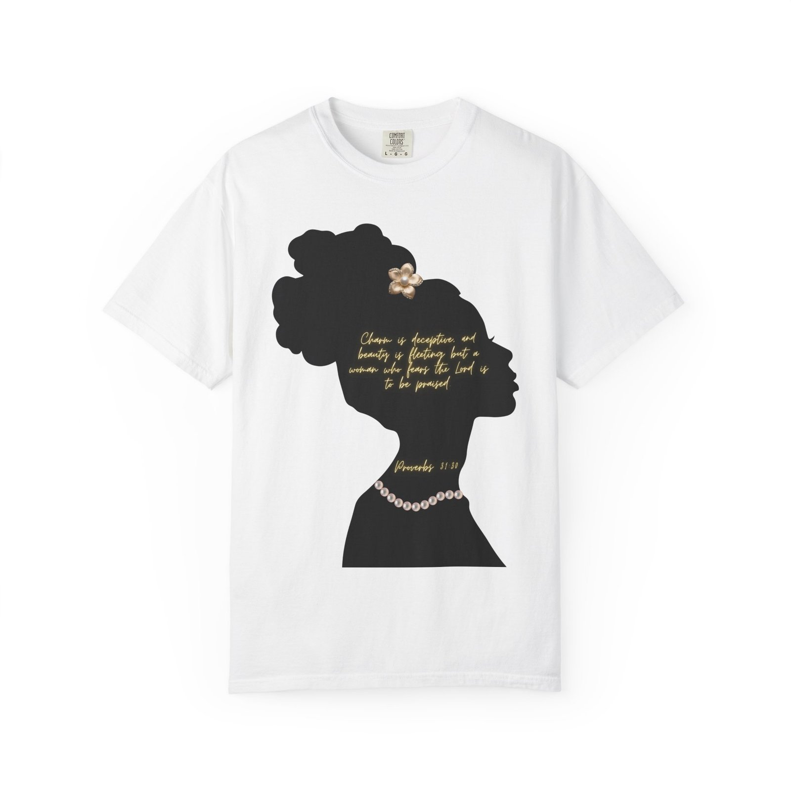 Proverbs 31:30 Pearls - T-Shirt - Image 2