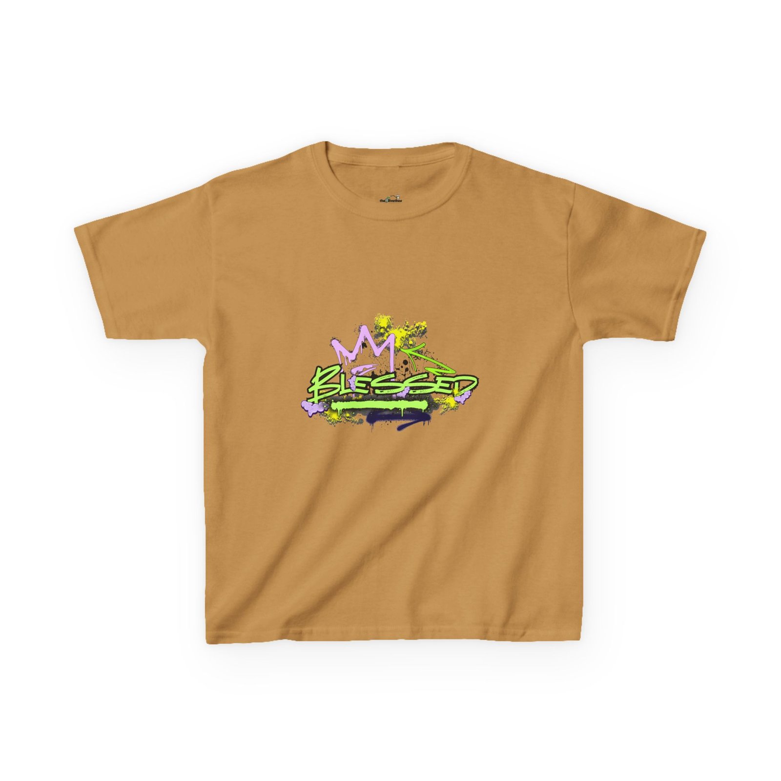 'Blessed' Graffiti - Kids Tee - Image 13