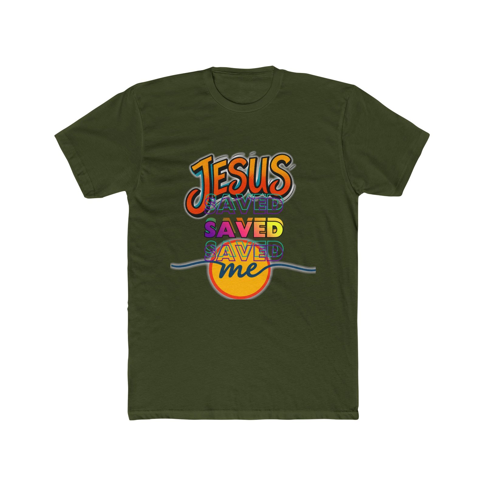 "Jesus Saved Me" — Retro Tee - Image 10